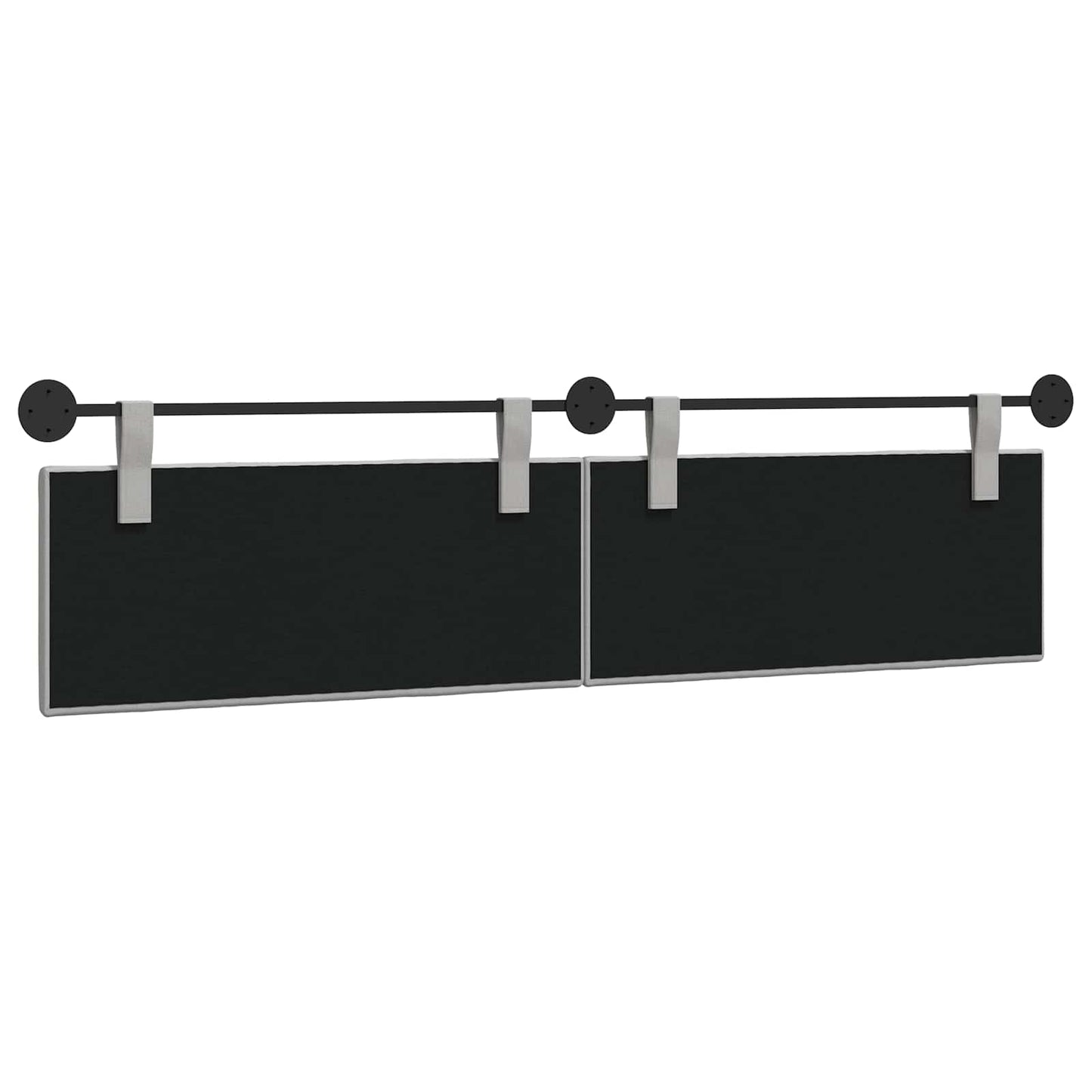 Hangend hoofdbord Wolkengrijs Stof is nu te koop bij PeponiXL, paradijselijk wonen!