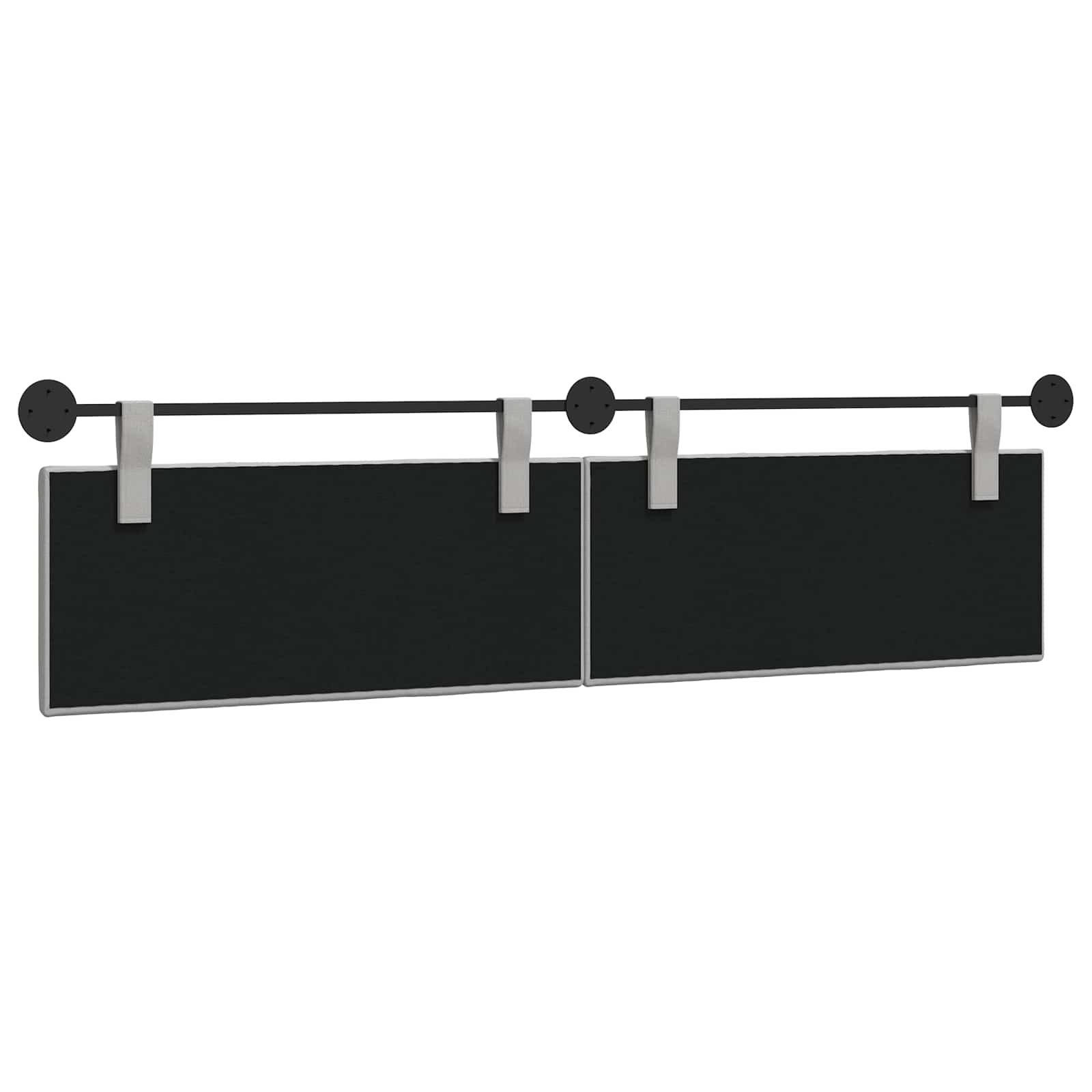 Hangend hoofdbord Wolkengrijs Stof is nu te koop bij PeponiXL, paradijselijk wonen!