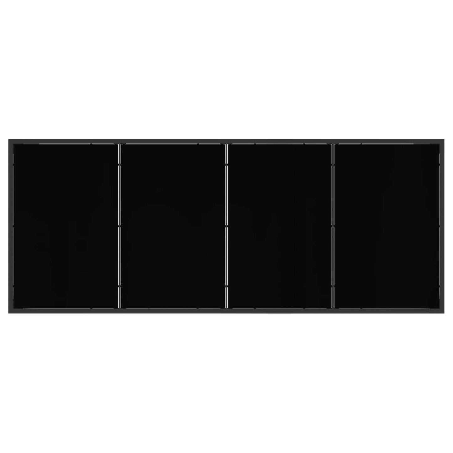 Buitenmeubelset 7 pcs Zwart en Anthraciet Textileen