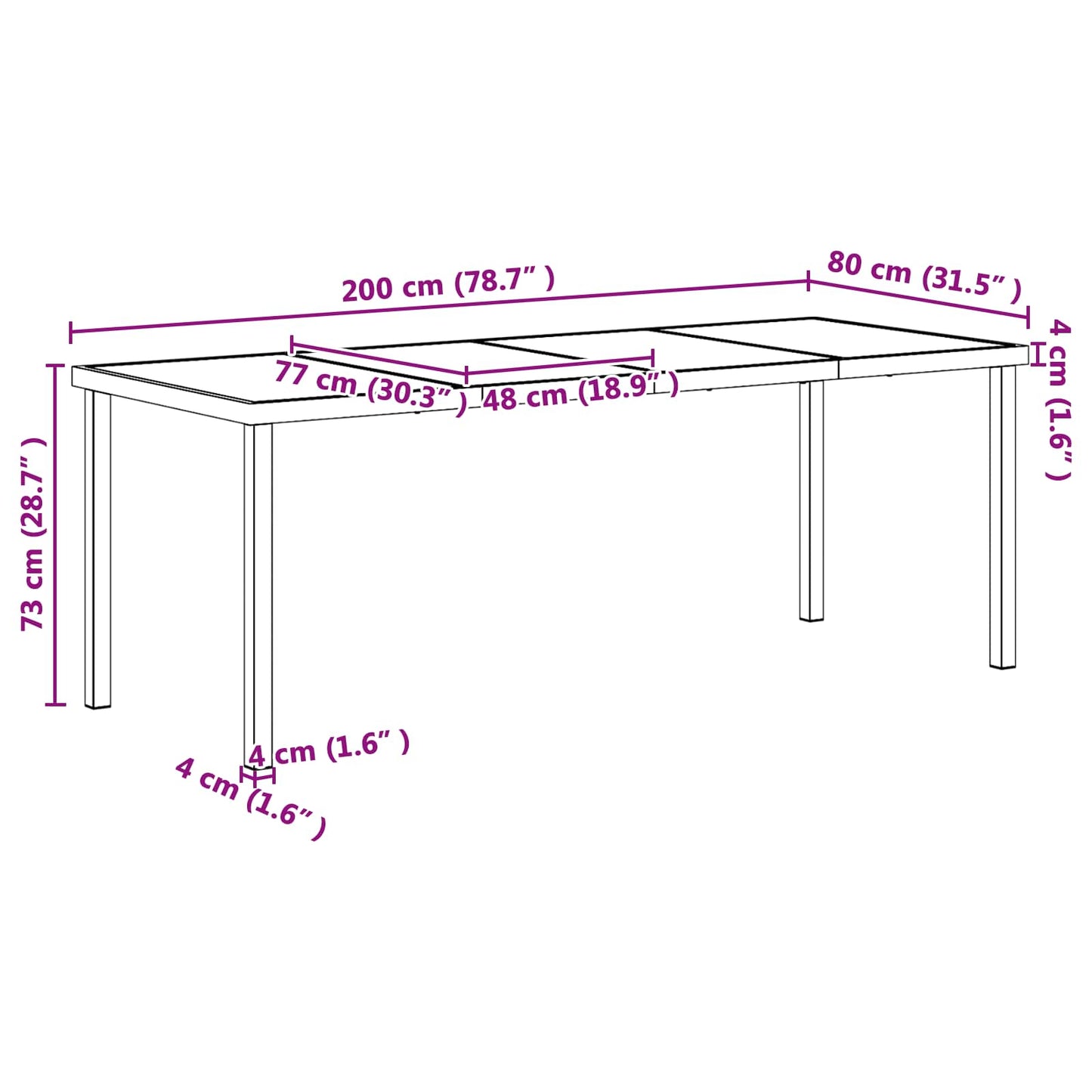 Buitenmeubelset 9 pcs Zwart en Anthraciet Textileen