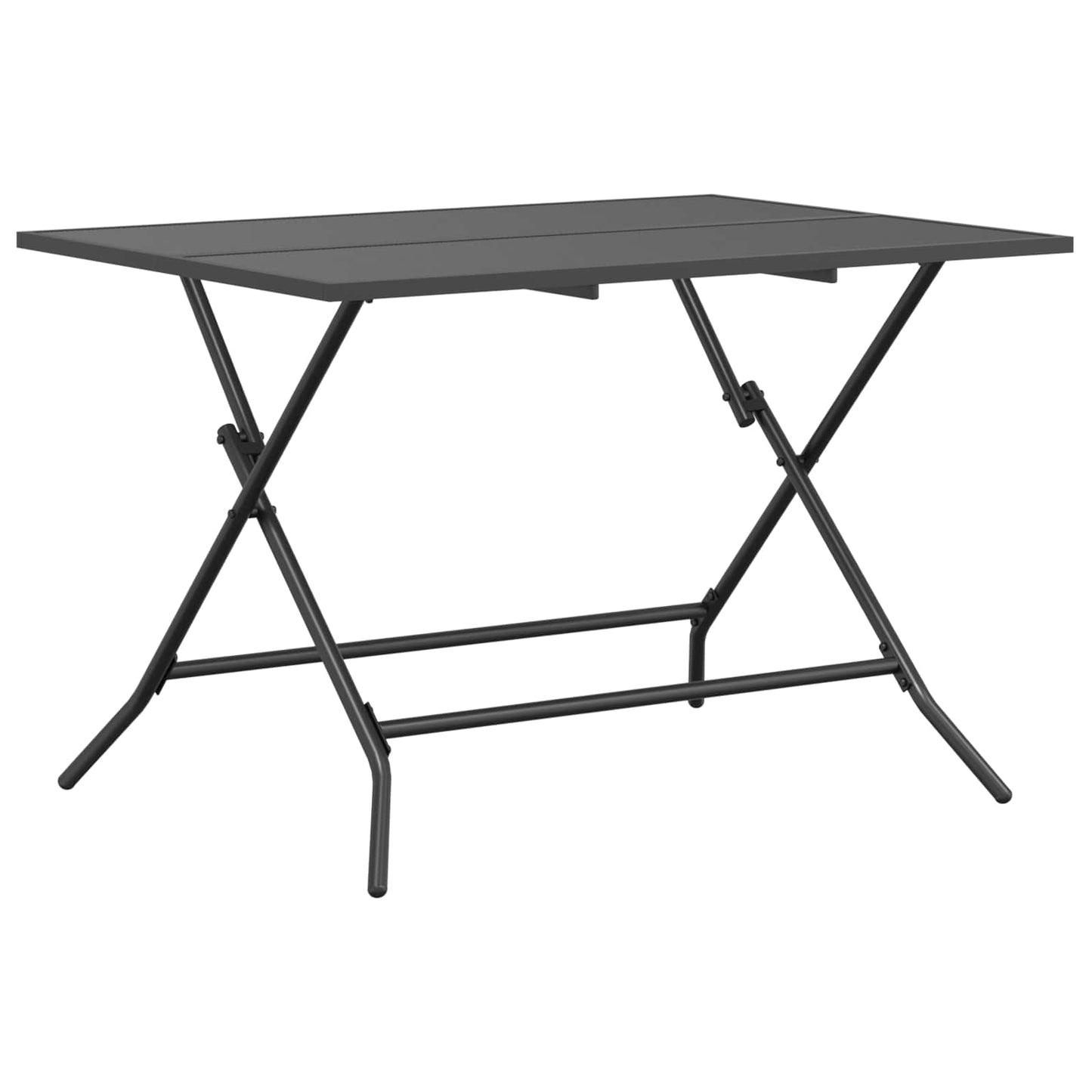 Buitenmeubelset 5 pcs Antraciet Ijzer en Staal is nu te koop bij PeponiXL, paradijselijk wonen!
