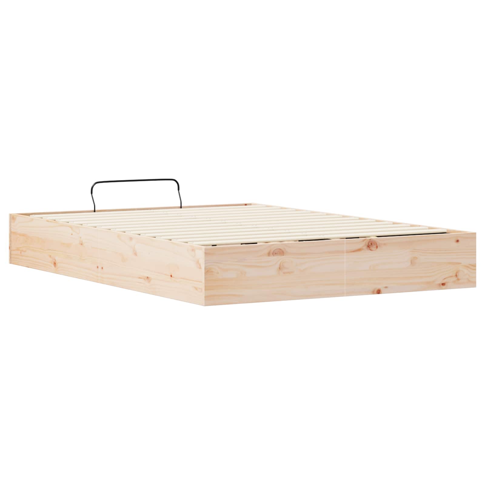 Ottoman Bedframe met Opslag Naturel 120 x 200 cm is nu te koop bij PeponiXL, paradijselijk wonen!