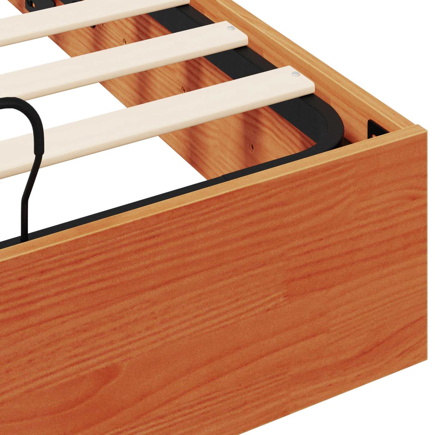 Ottoman Bedframe met Opslag Waskleur Bruin 120 x 200 cm is nu te koop bij PeponiXL, paradijselijk wonen!