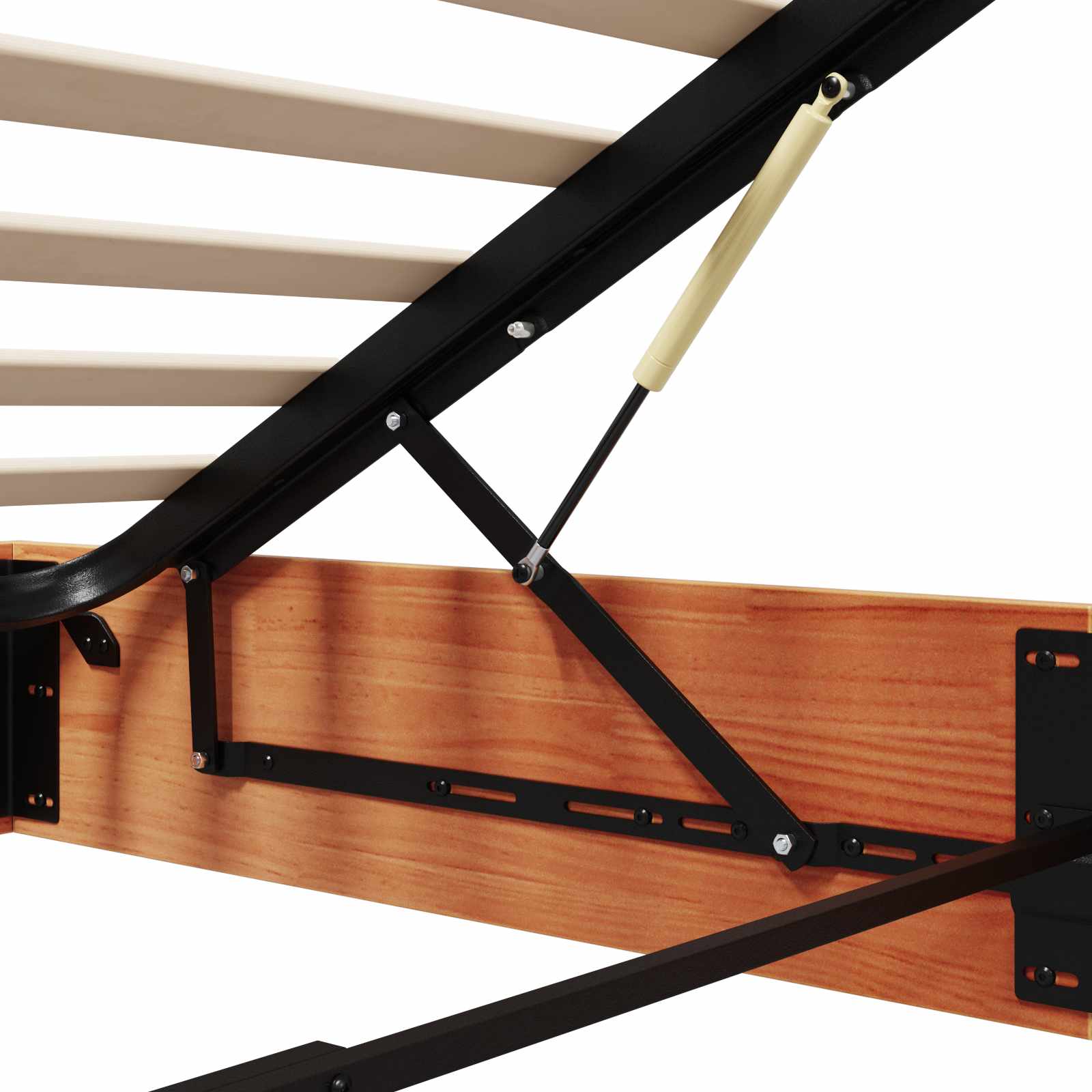 Ottoman Bedframe met Opslag Waskleur Bruin 120 x 200 cm is nu te koop bij PeponiXL, paradijselijk wonen!