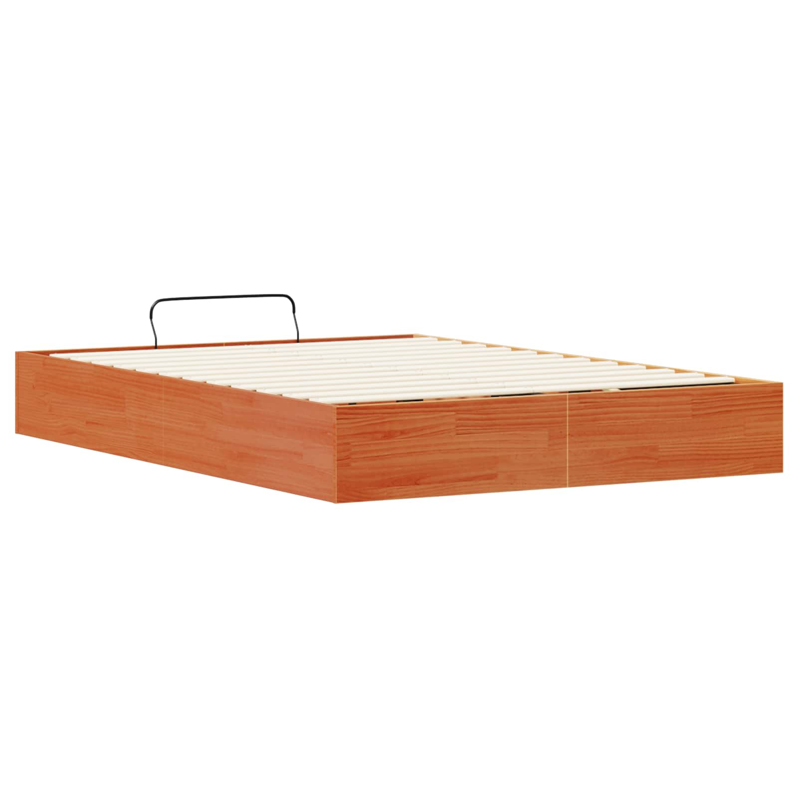 Ottoman Bedframe met Opslag Waskleur Bruin 140 x 200 cm is nu te koop bij PeponiXL, paradijselijk wonen!