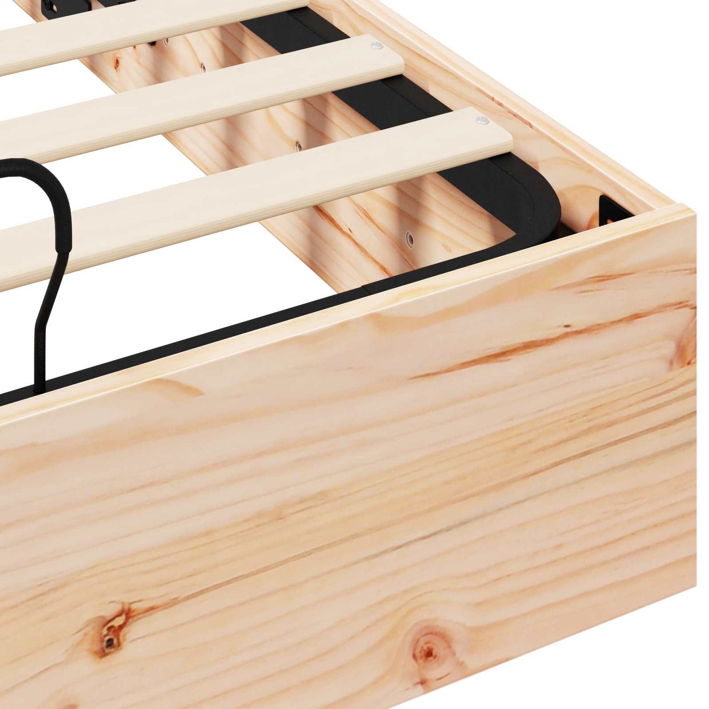Ottoman Bedframe met Opslag Naturel 160 x 200 cm is nu te koop bij PeponiXL, paradijselijk wonen!