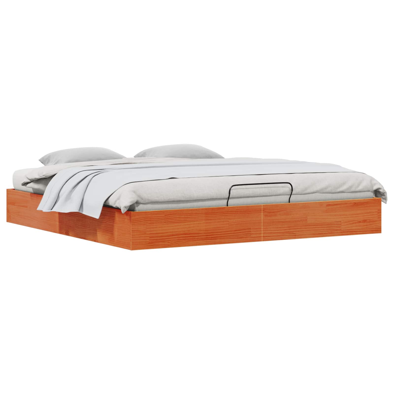 Ottoman Bedframe met Opslag Wasbruin 180 x 200 cm is nu te koop bij PeponiXL, paradijselijk wonen!