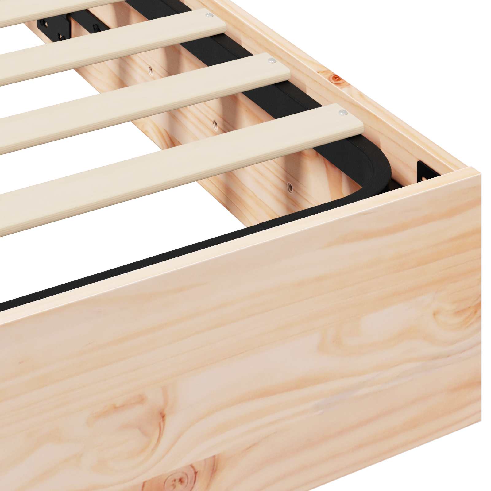 Ottoman Bedframe met Opslag Naturel 200 x 200 cm is nu te koop bij PeponiXL, paradijselijk wonen!