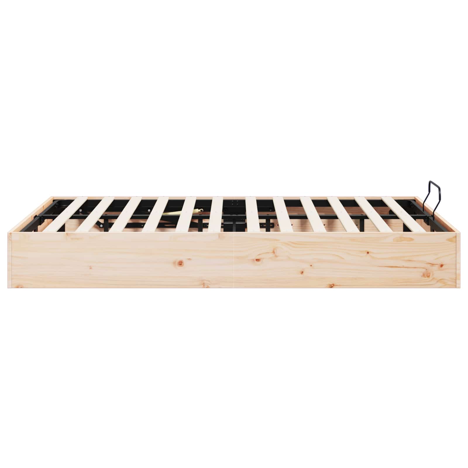 Ottoman Bedframe met Opslag Naturel 200 x 200 cm is nu te koop bij PeponiXL, paradijselijk wonen!