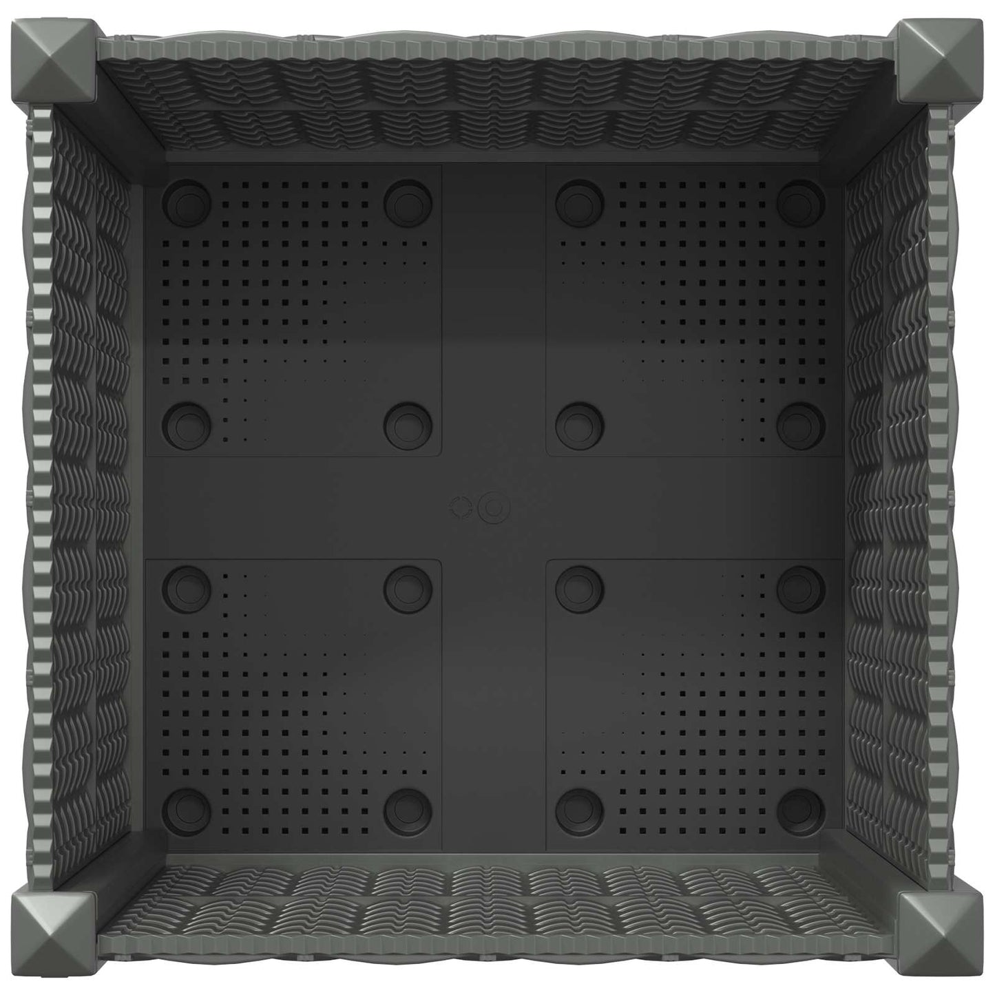 Tuinschaal met wielen Lichtgrijs 40 x 40 x 48 cm PP is nu te koop bij PeponiXL, paradijselijk wonen!