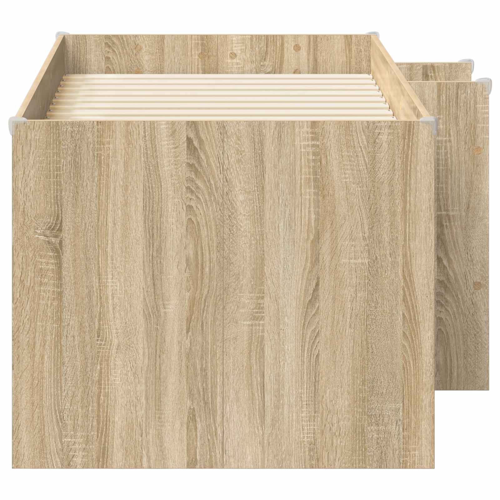 Kinder Hoogslaper Sonoma Eiken 80 x 160 cm Bewerkt hout is nu te koop bij PeponiXL, paradijselijk wonen!