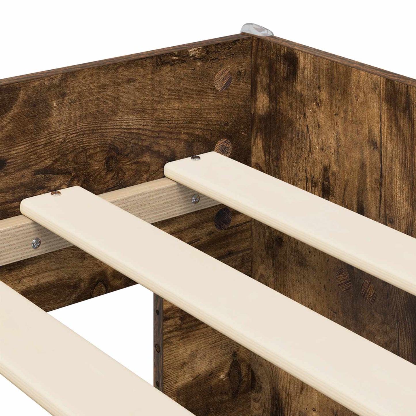 Kinder Hoogslaper Gerookt eiken 80 x 160 cm Bewerkt hout is nu te koop bij PeponiXL, paradijselijk wonen!