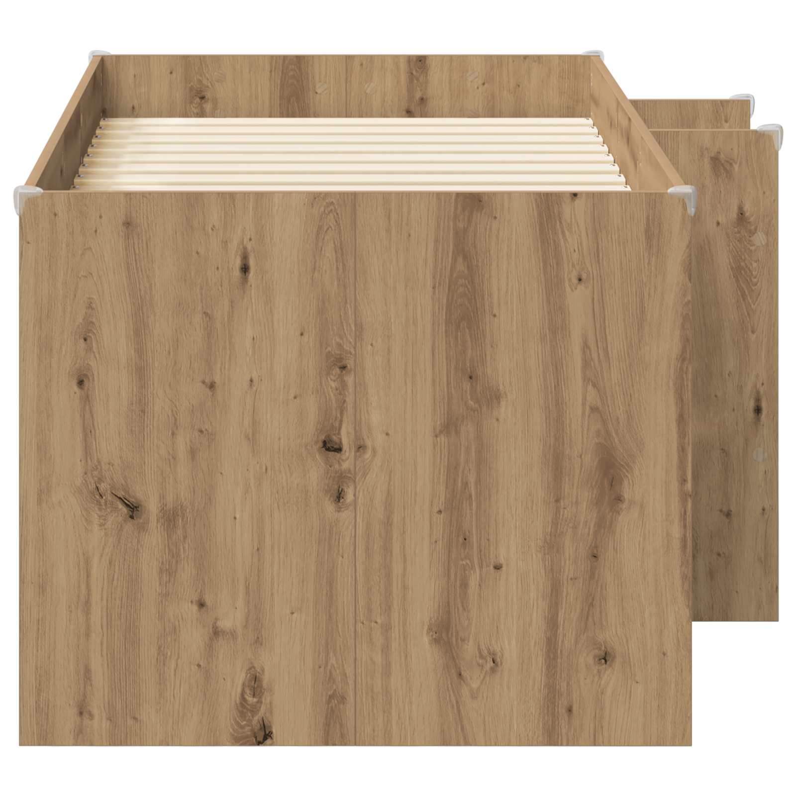 Kinder Hoogslaper Artisanaal eiken 80 x 160 cm Bewerkt hout is nu te koop bij PeponiXL, paradijselijk wonen!