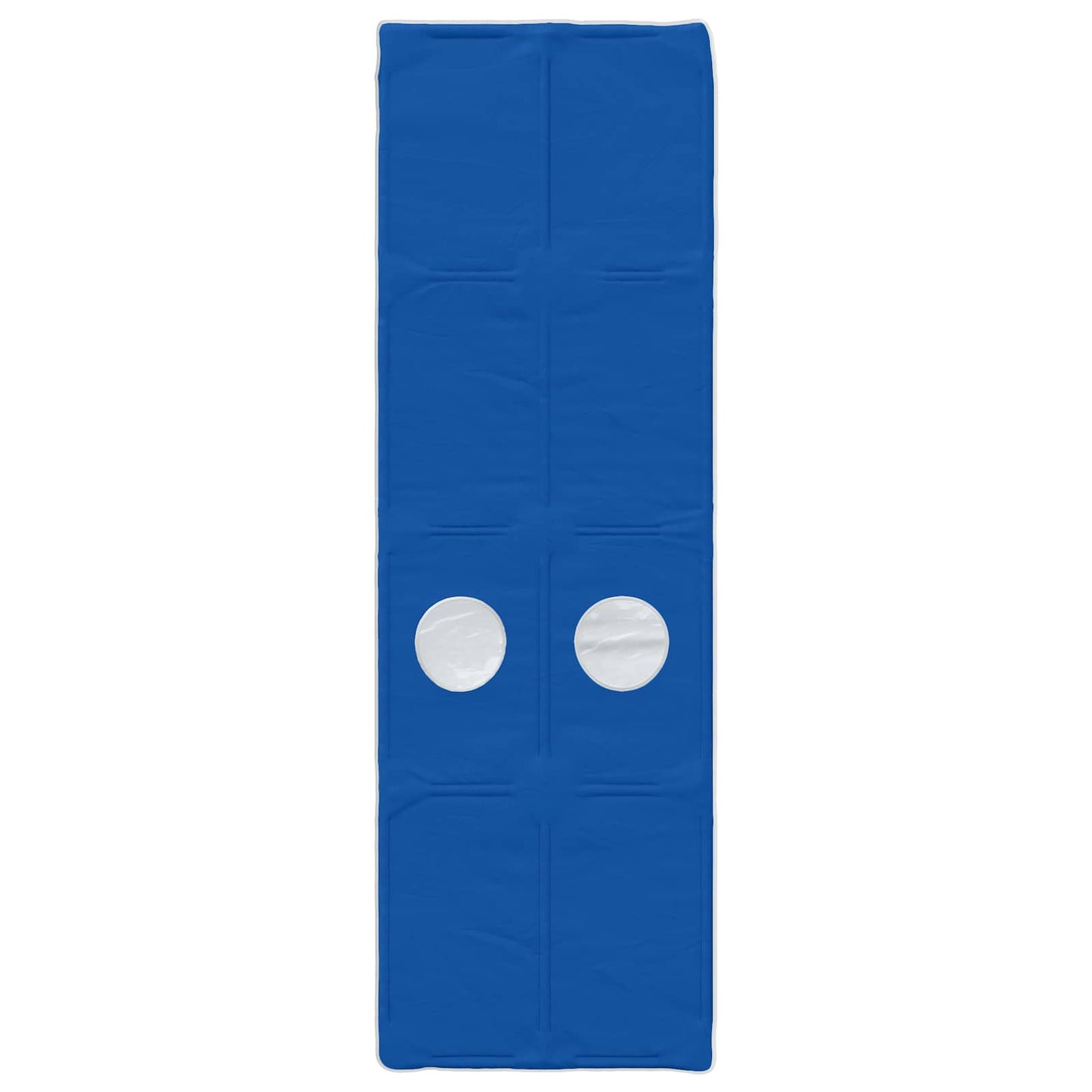 Bed met Tunnel 3 st Wit en Blauw Bewerkt hout