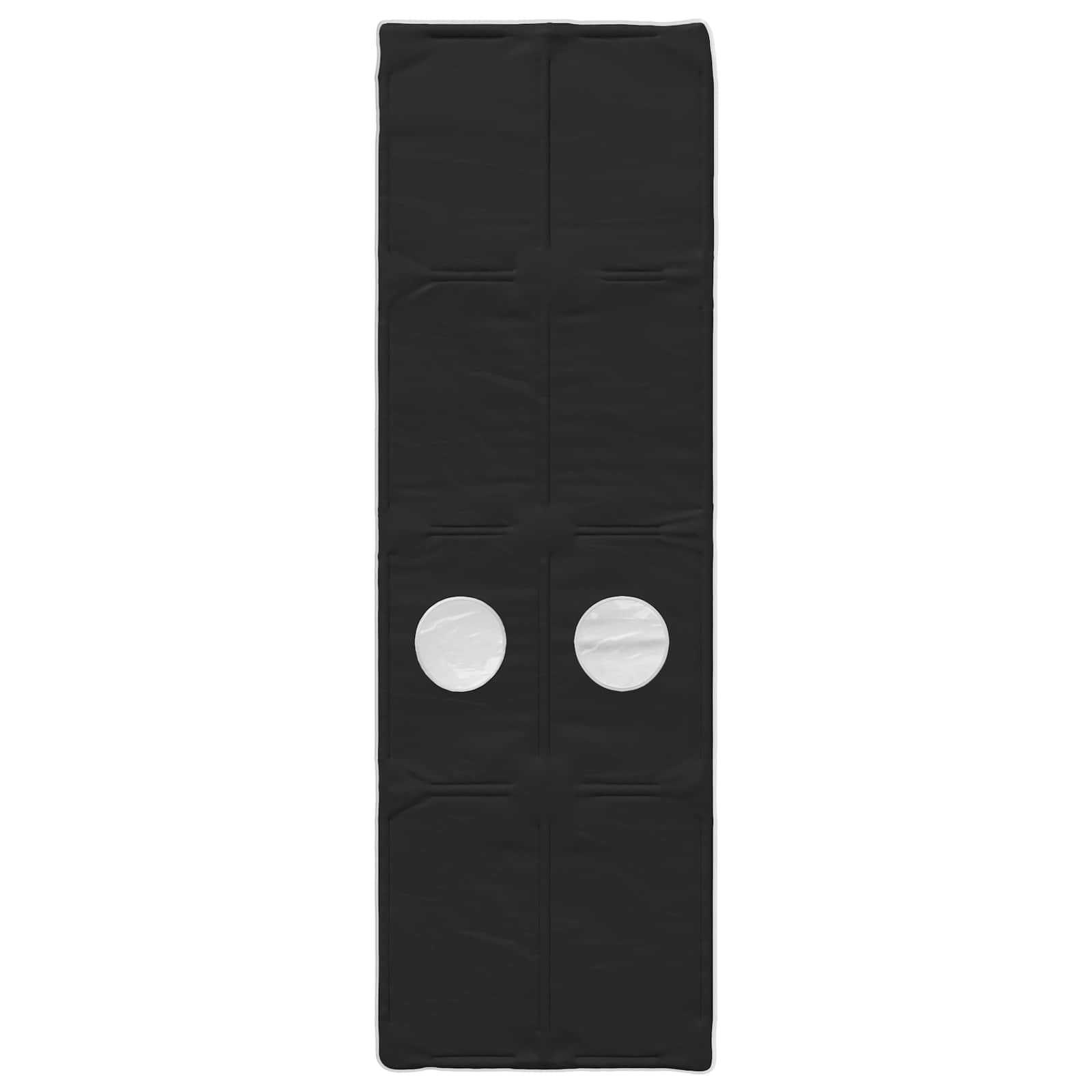 Bed met Tunnel 4 pcs Wit en zwart Bewerkt hout is nu te koop bij PeponiXL, paradijselijk wonen!