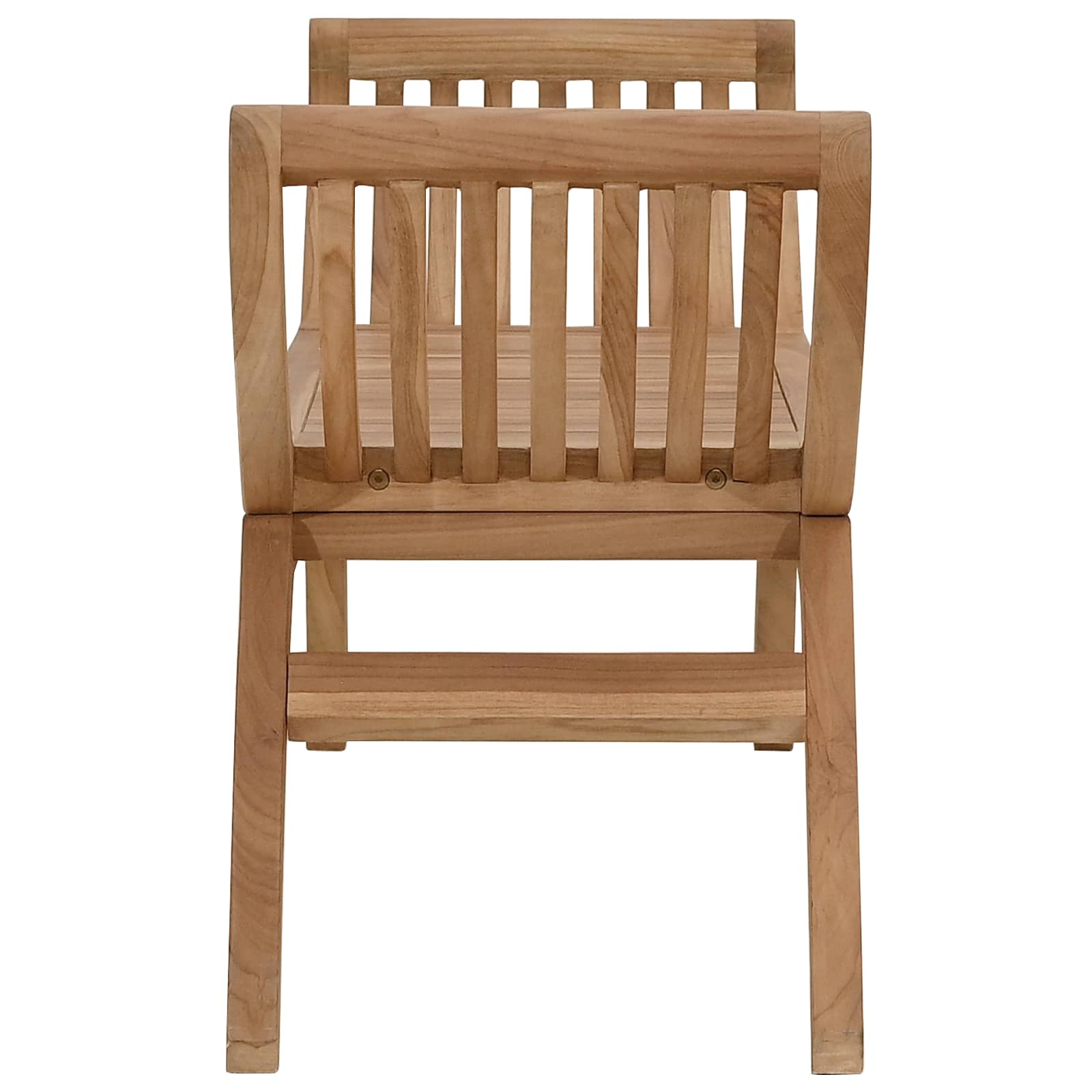Tuinbank 2-zits 126 cm Massief Teakhout Naturel is nu te koop bij PeponiXL, paradijselijk wonen!