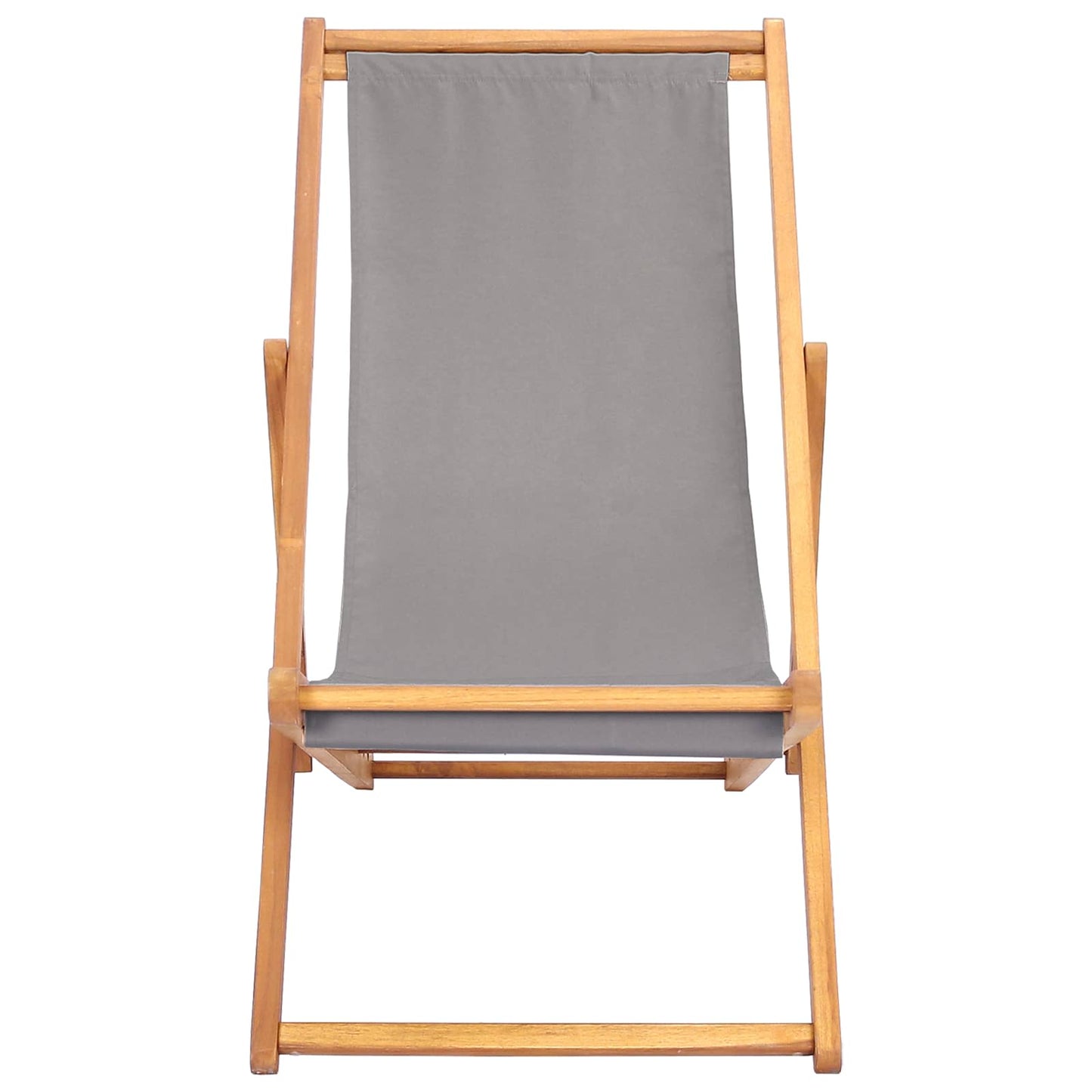 Strandstoel Lichtgrijs Massief Teakhout is nu te koop bij PeponiXL, paradijselijk wonen!