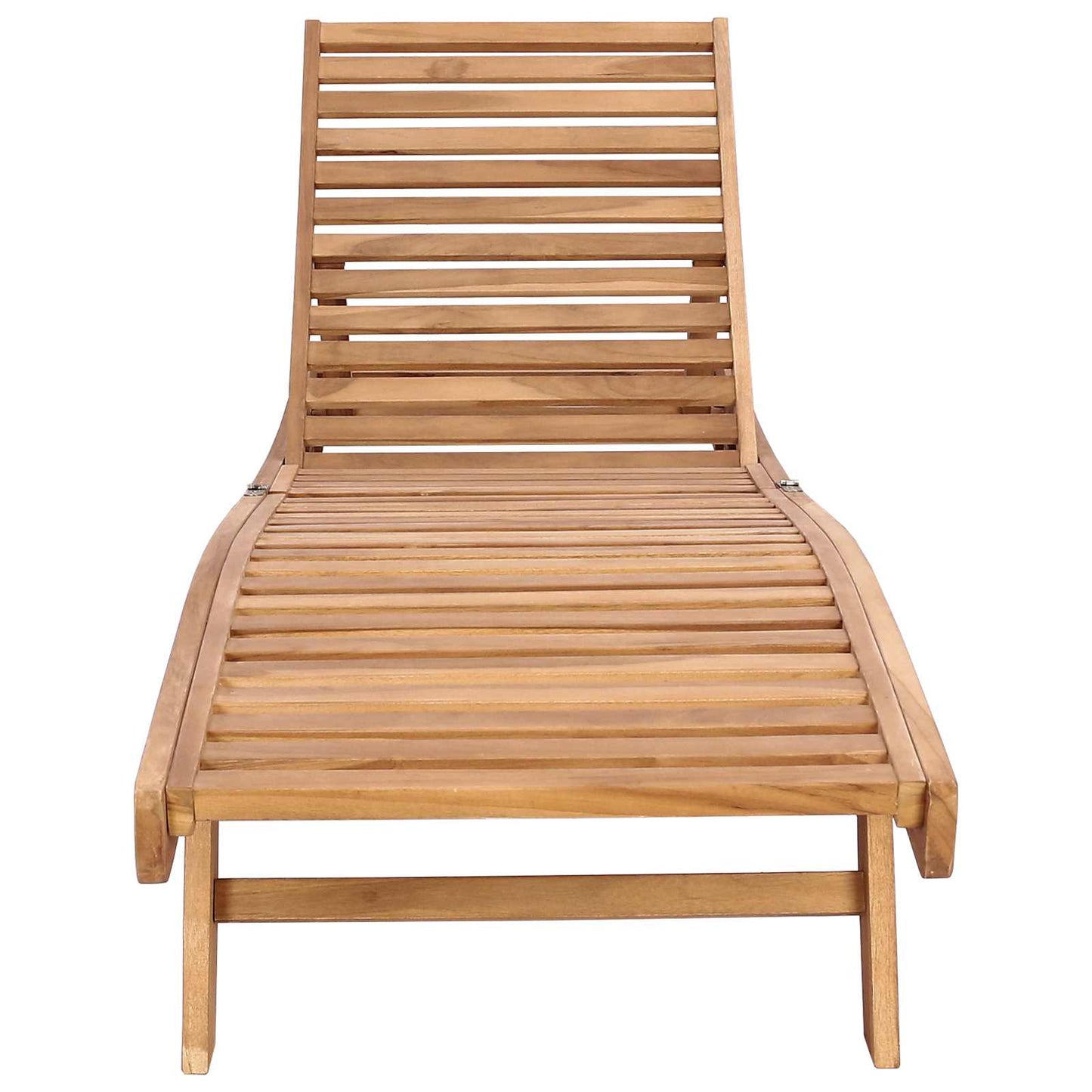 Ligstoel Bruin Massief Teakhout is nu te koop bij PeponiXL, paradijselijk wonen!