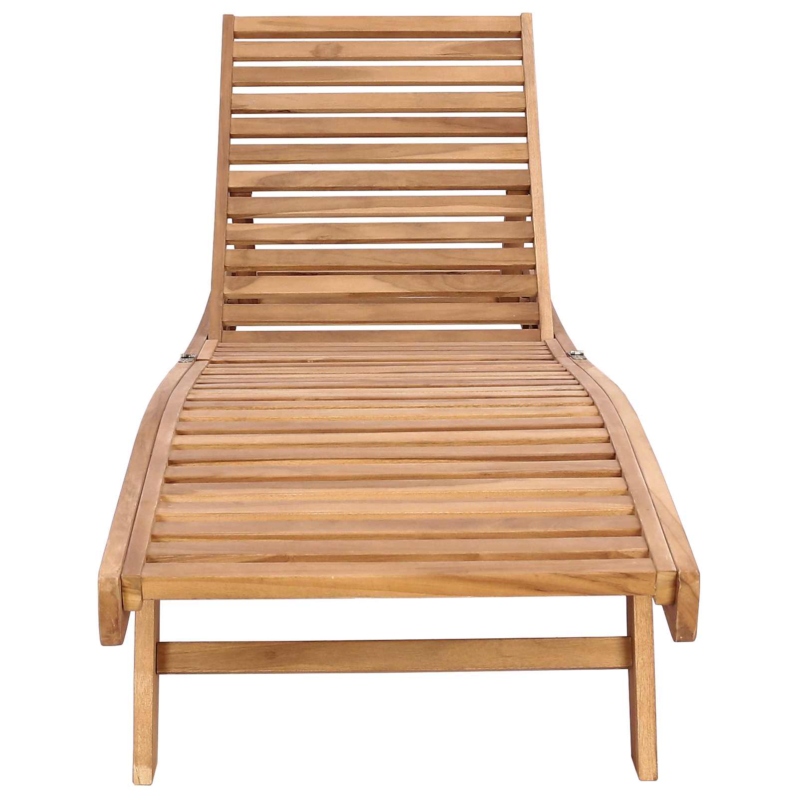 Ligstoel Bruin Massief Teakhout is nu te koop bij PeponiXL, paradijselijk wonen!