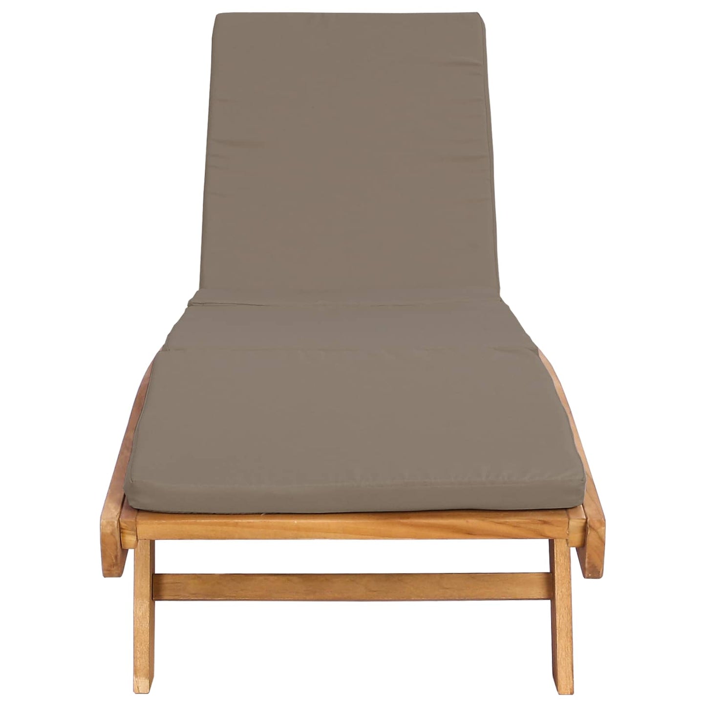 Ligstoel Bruin en Taupe Polyester is nu te koop bij PeponiXL, paradijselijk wonen!