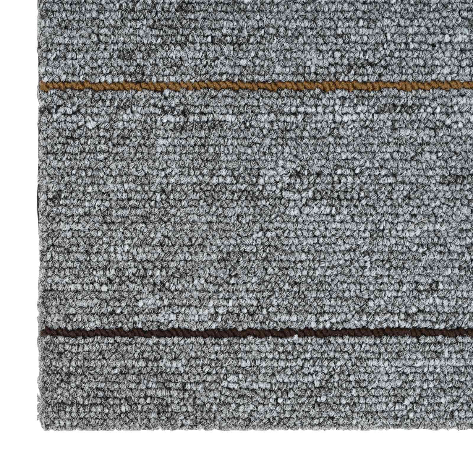 Vloertegel Lichtgrijs met Streep 50 x 50 cm 4 pcs PP en Bitumen is nu te koop bij PeponiXL, paradijselijk wonen!
