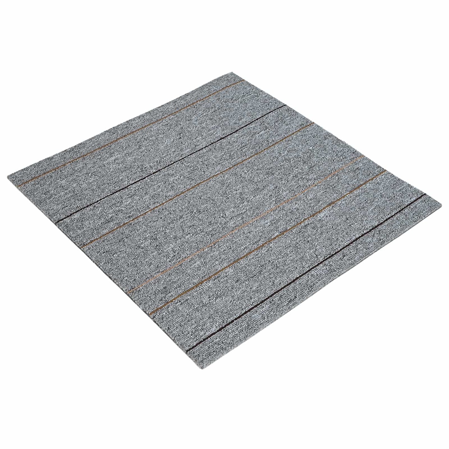 Vloertegel Lichtgrijs met Streep 50 x 50 cm 4 pcs PP en Bitumen is nu te koop bij PeponiXL, paradijselijk wonen!