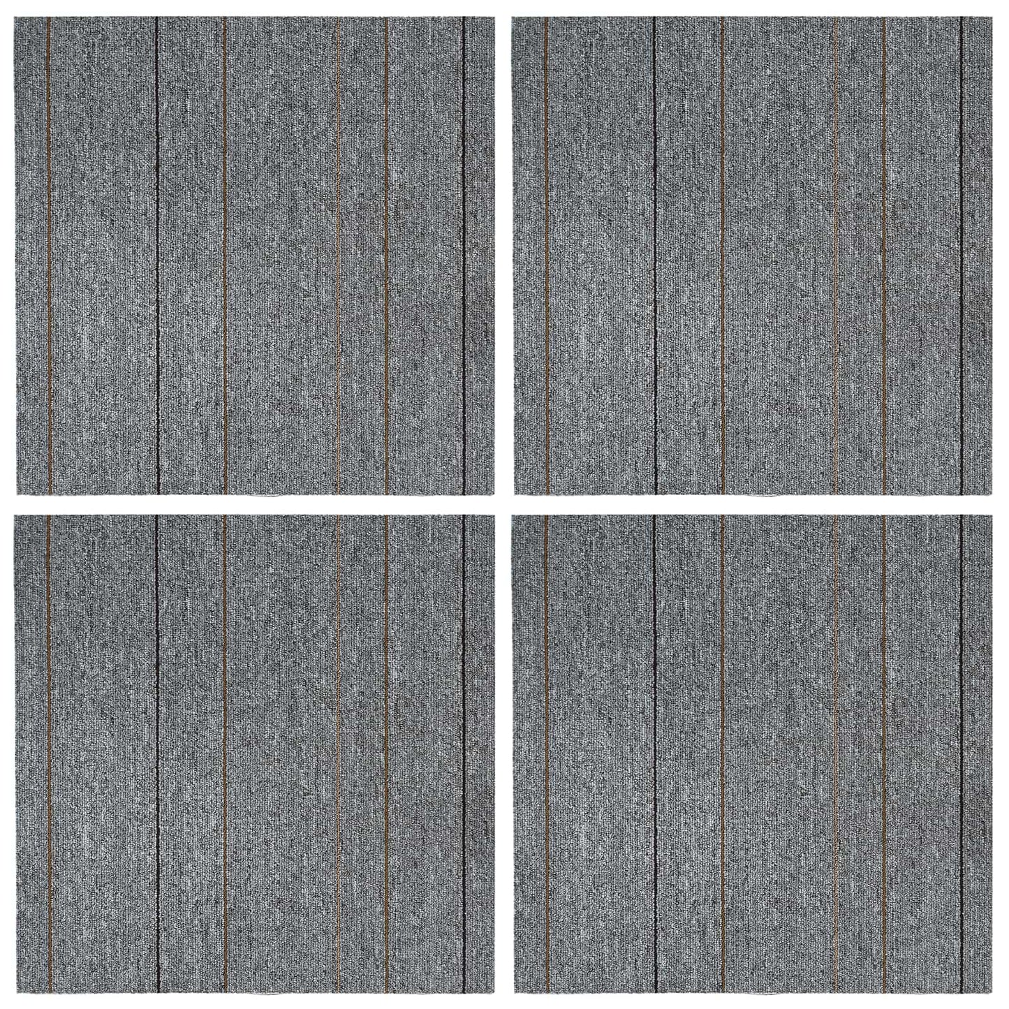 Vloertegel Lichtgrijs met Streep 50 x 50 cm 4 pcs PP en Bitumen is nu te koop bij PeponiXL, paradijselijk wonen!