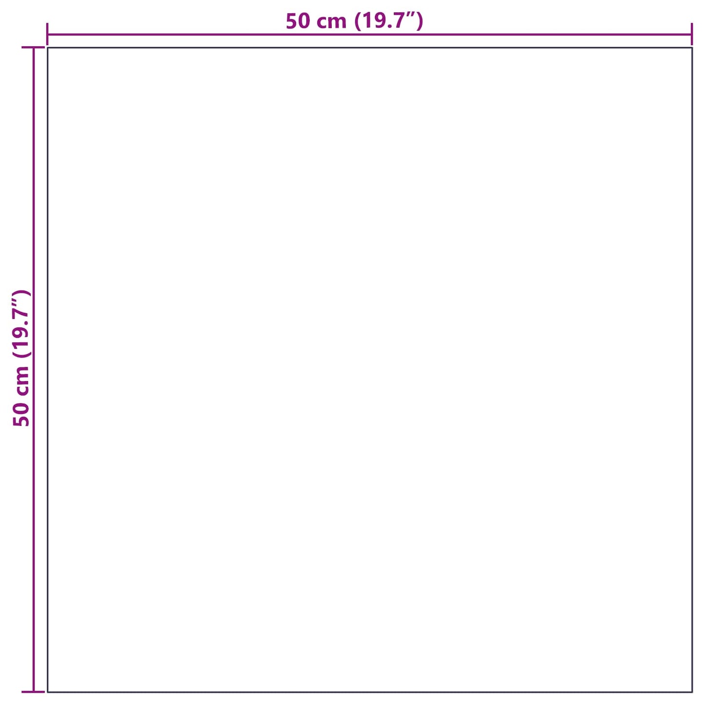 Vloertegel Bruin 50 x 50 cm 4 pcs PP en Bitumen
