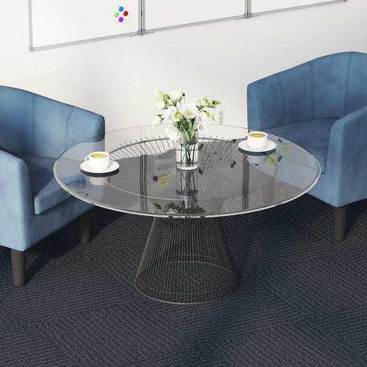 Vloertegel Blauw Grijs 50 x 50 cm 36 pcs PP en Bitumen is nu te koop bij PeponiXL, paradijselijk wonen!