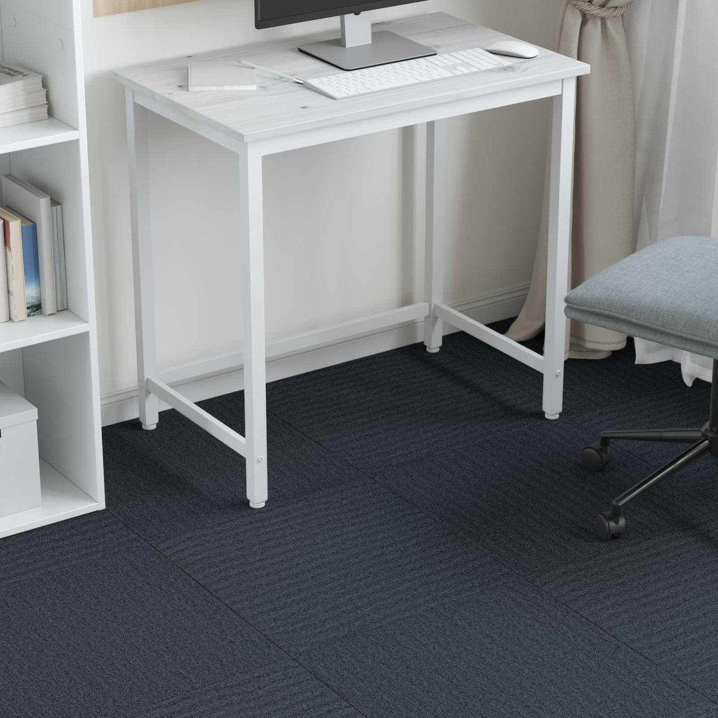 Vloertegel Blauw Grijs 50 x 50 cm 36 pcs PP en Bitumen
