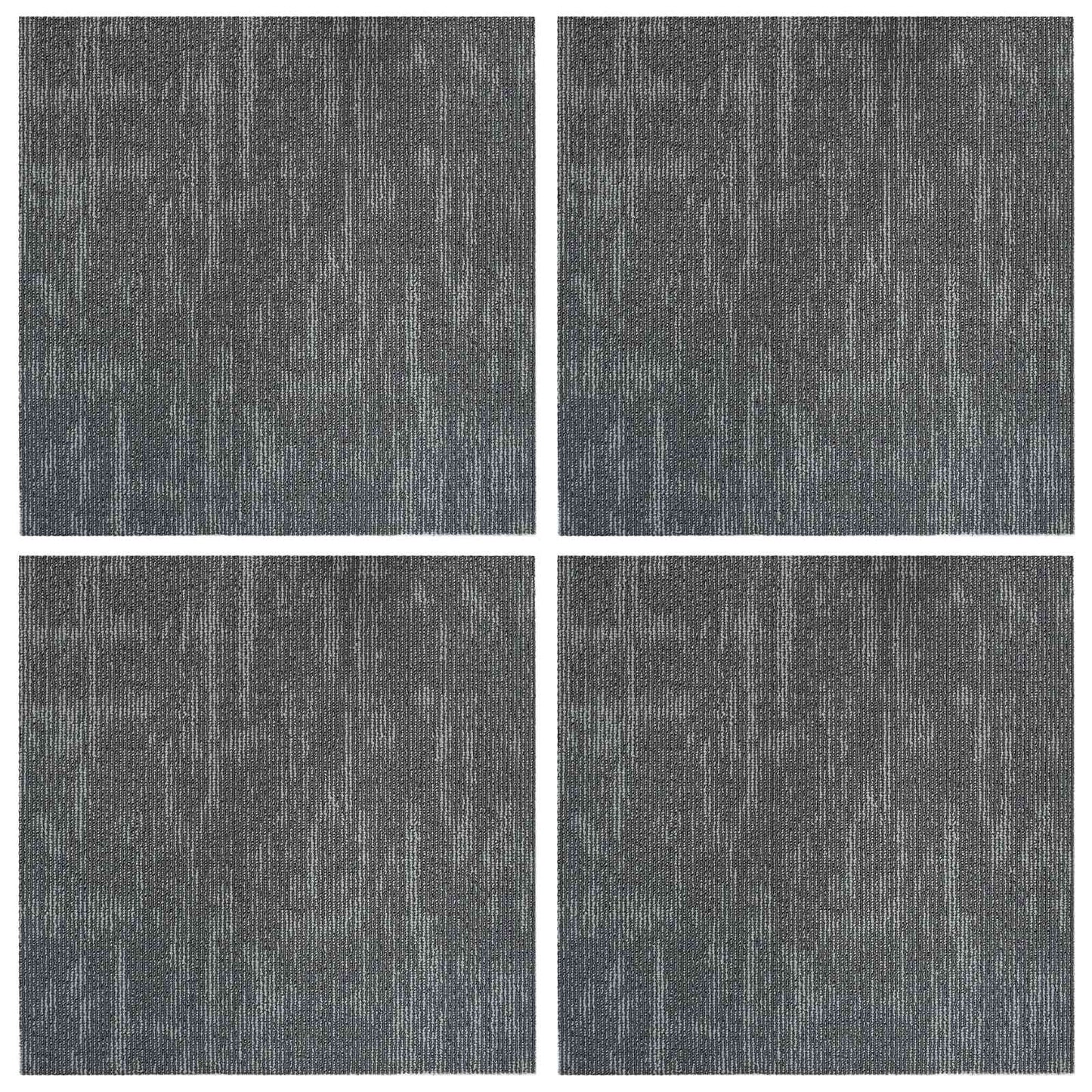 Vloertegel Betongrijs 50 x 50 cm 4 pcs PP en Bitumen