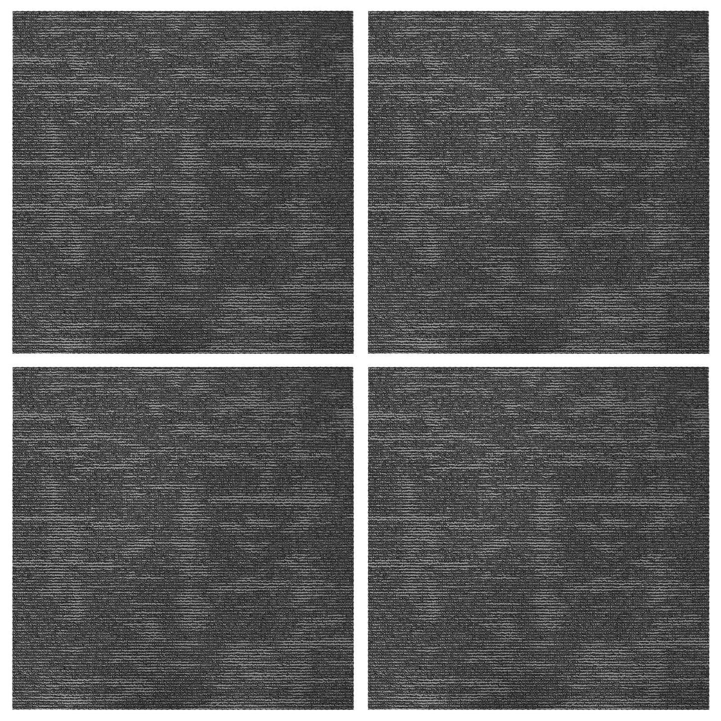 Vloertegel Antracietgrijs 50 x 50 cm 4 pcs PP en Bitumen