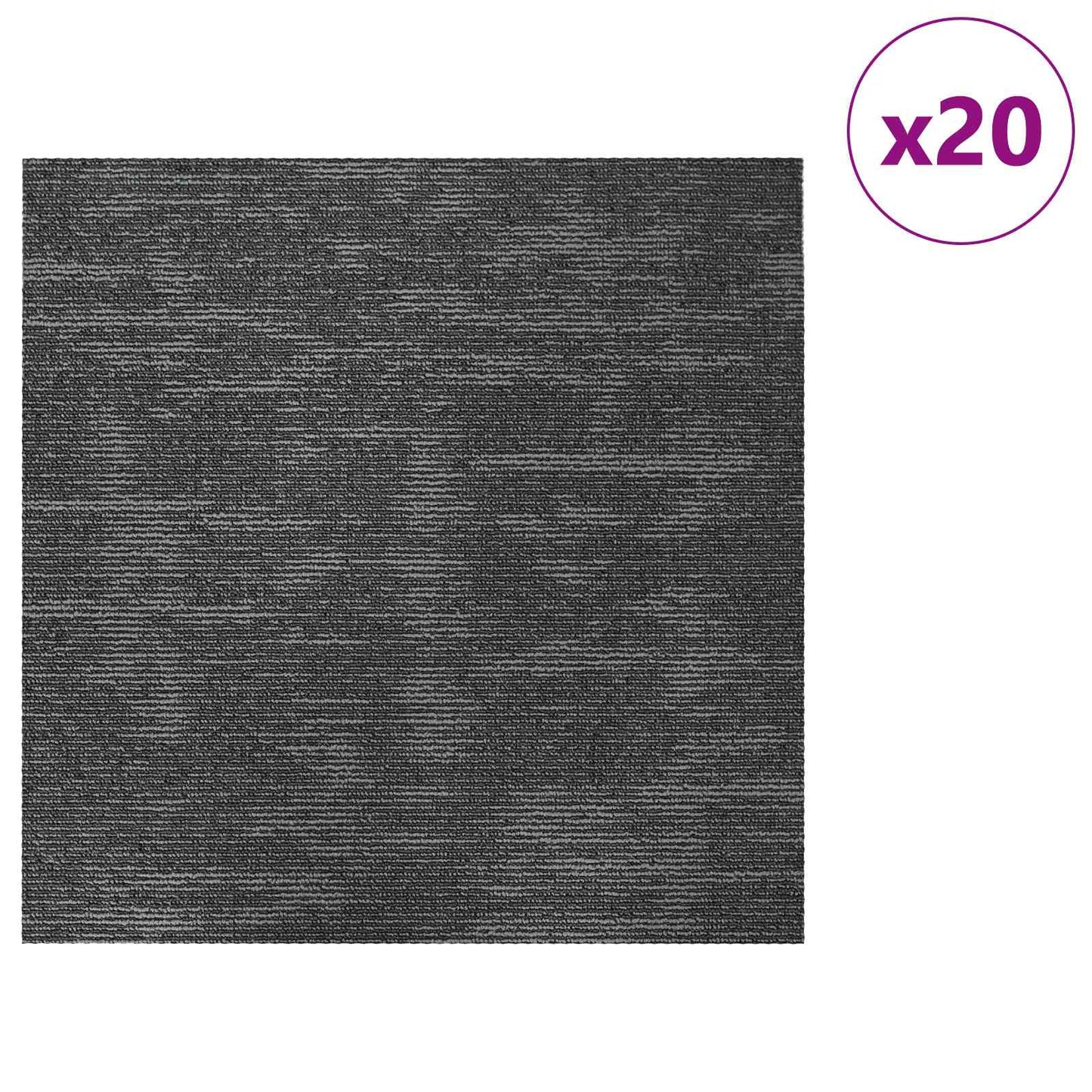 Vloertegel Antracietgrijs 50 x 50 cm 20 pcs PP en Bitumen