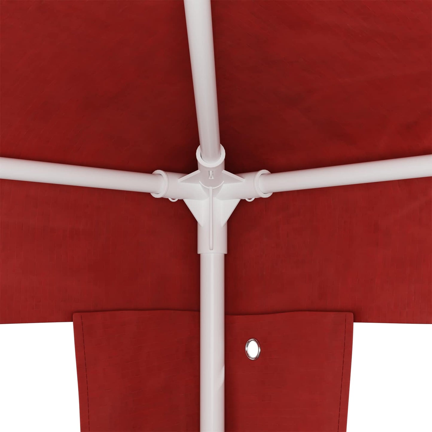 Partytent Rood 600 x 300 x 255 cm PE en staal is nu te koop bij PeponiXL, paradijselijk wonen!