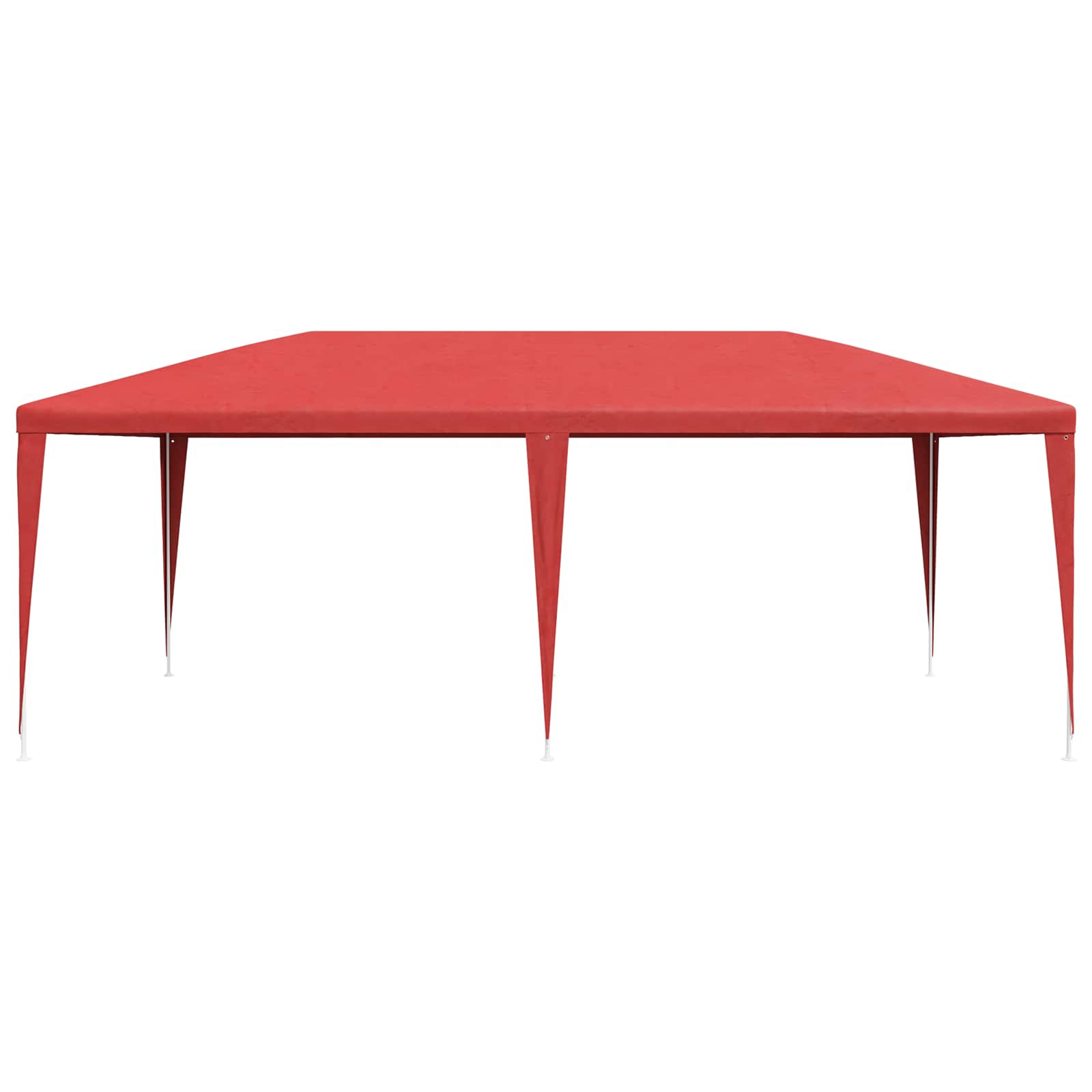 Partytent Rood 600 x 300 x 255 cm PE en staal is nu te koop bij PeponiXL, paradijselijk wonen!