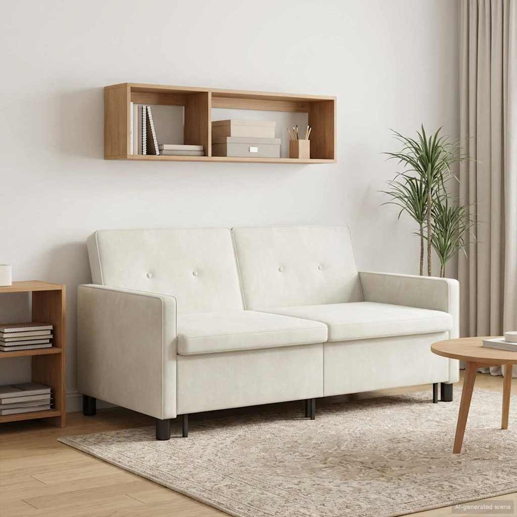 Slaapbank Crèmekleurig Stof is nu te koop bij PeponiXL, paradijselijk wonen!