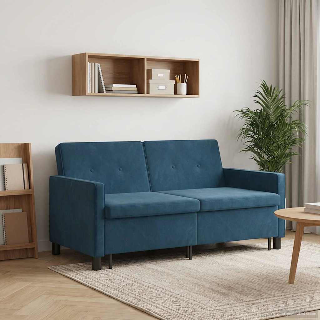 Slaapbank Blauw Stof is nu te koop bij PeponiXL, paradijselijk wonen!