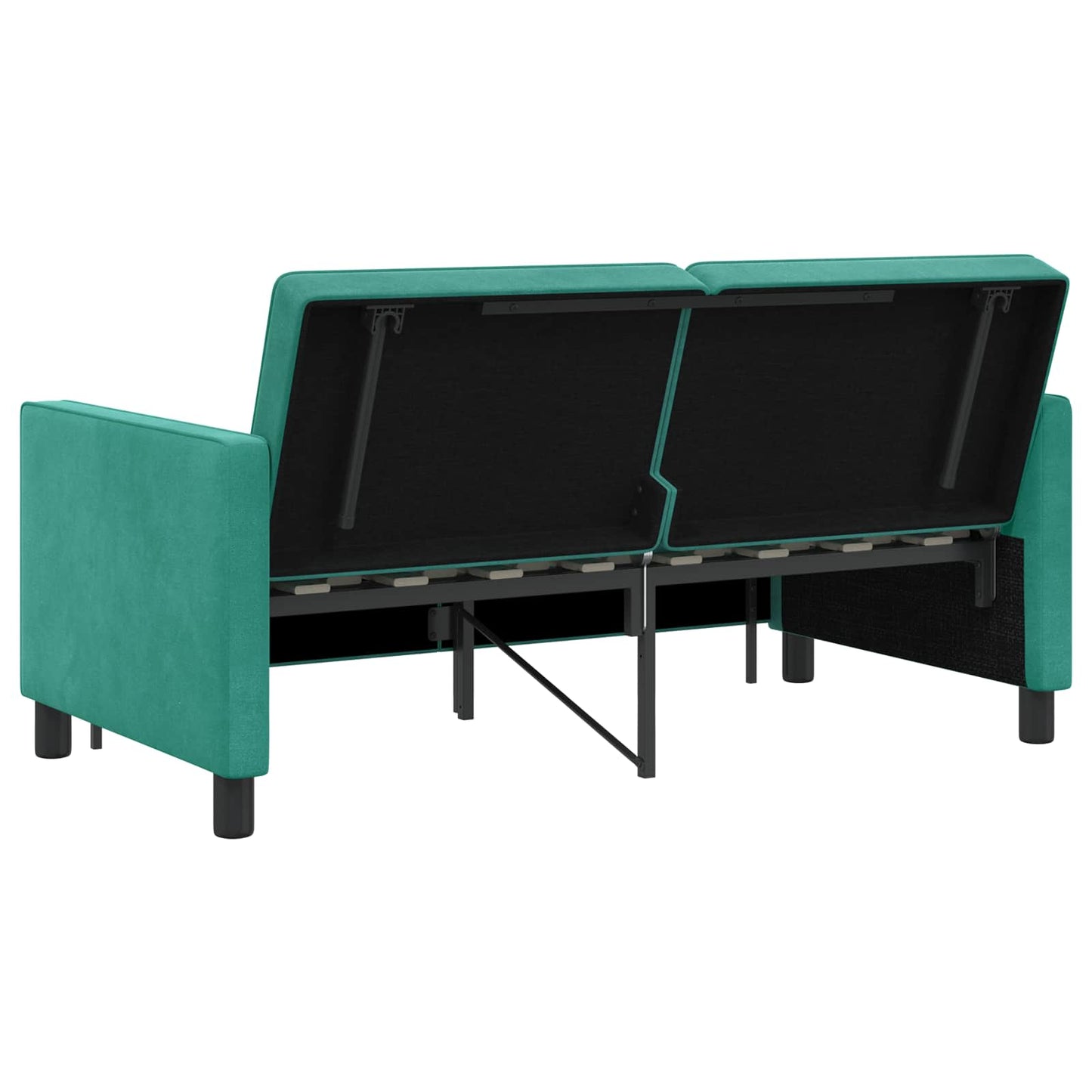Slaapbank Turquoise Stof is nu te koop bij PeponiXL, paradijselijk wonen!