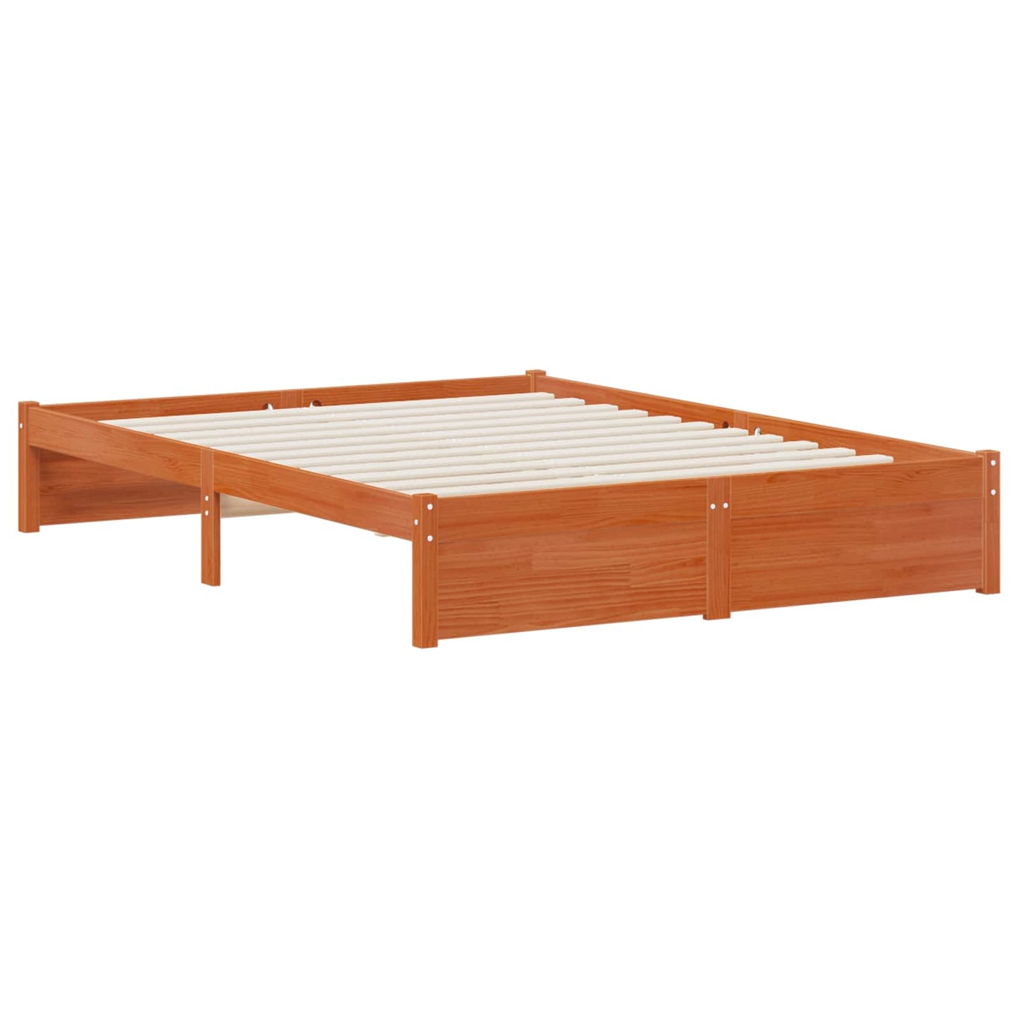 Bedframe met opberghoofdeksel met opslag Wasbruin 140 x 190 cm is nu te koop bij PeponiXL, paradijselijk wonen!