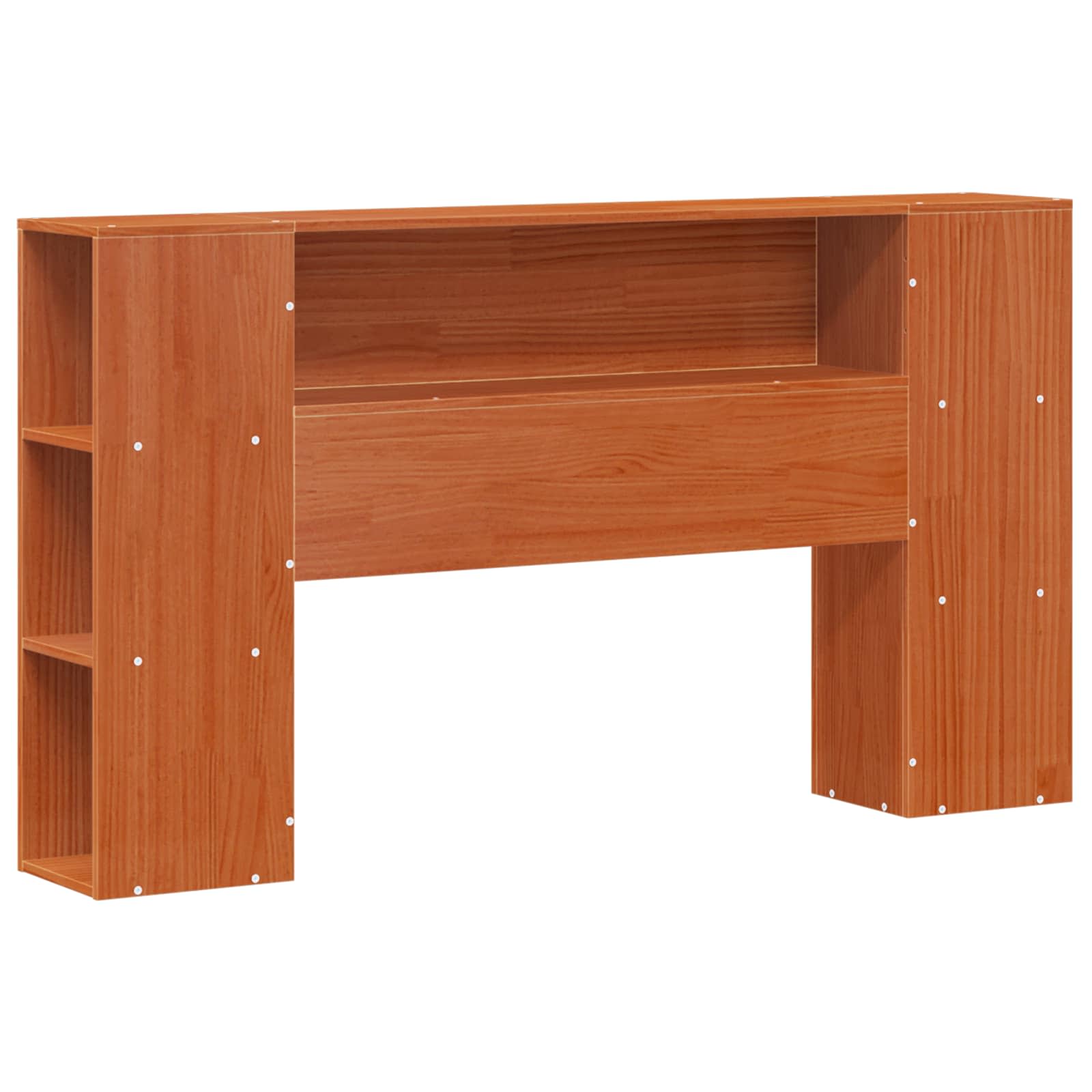 Bedframe met opberghoofdeksel met opslag Wasbruin 140 x 190 cm is nu te koop bij PeponiXL, paradijselijk wonen!