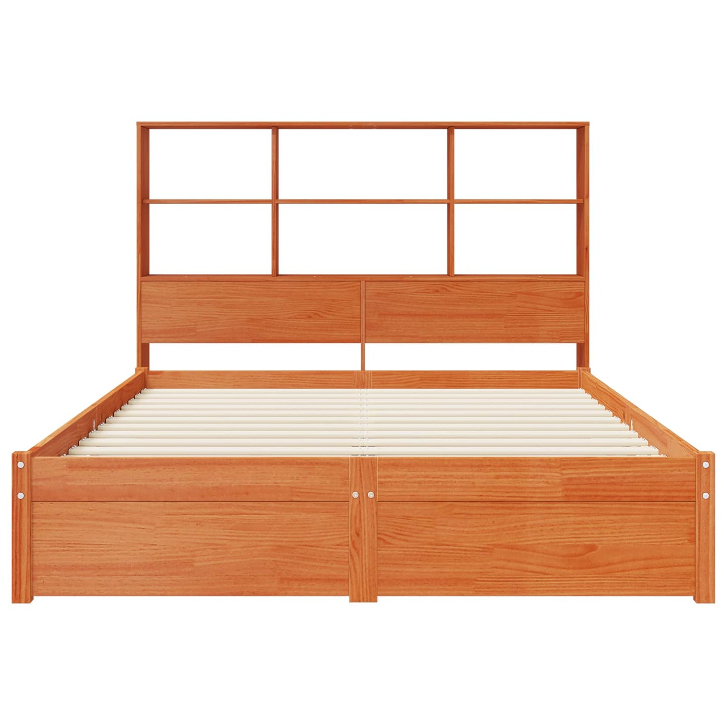 Bedframe met opberghoofdeksel met opslag Wasbruin 140 x 190 cm is nu te koop bij PeponiXL, paradijselijk wonen!