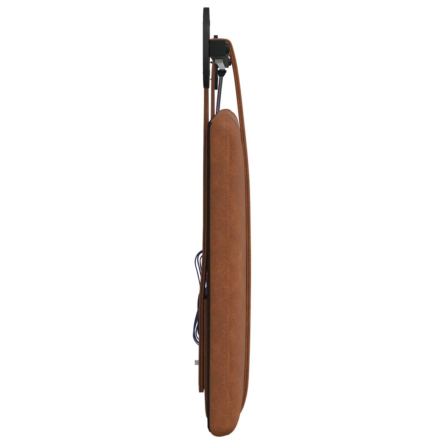 Hangend hoofdbord Met LED-verlichting Bruin Antiek PU is nu te koop bij PeponiXL, paradijselijk wonen!