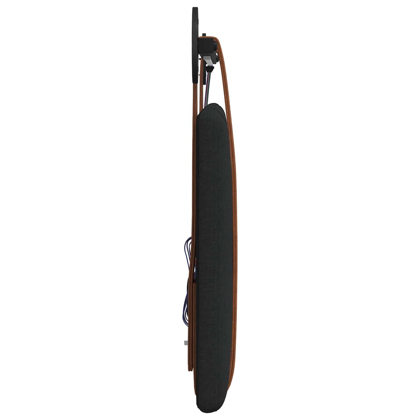 Hangend hoofdbord Met LED-verlichting Zwart Antiek PU is nu te koop bij PeponiXL, paradijselijk wonen!