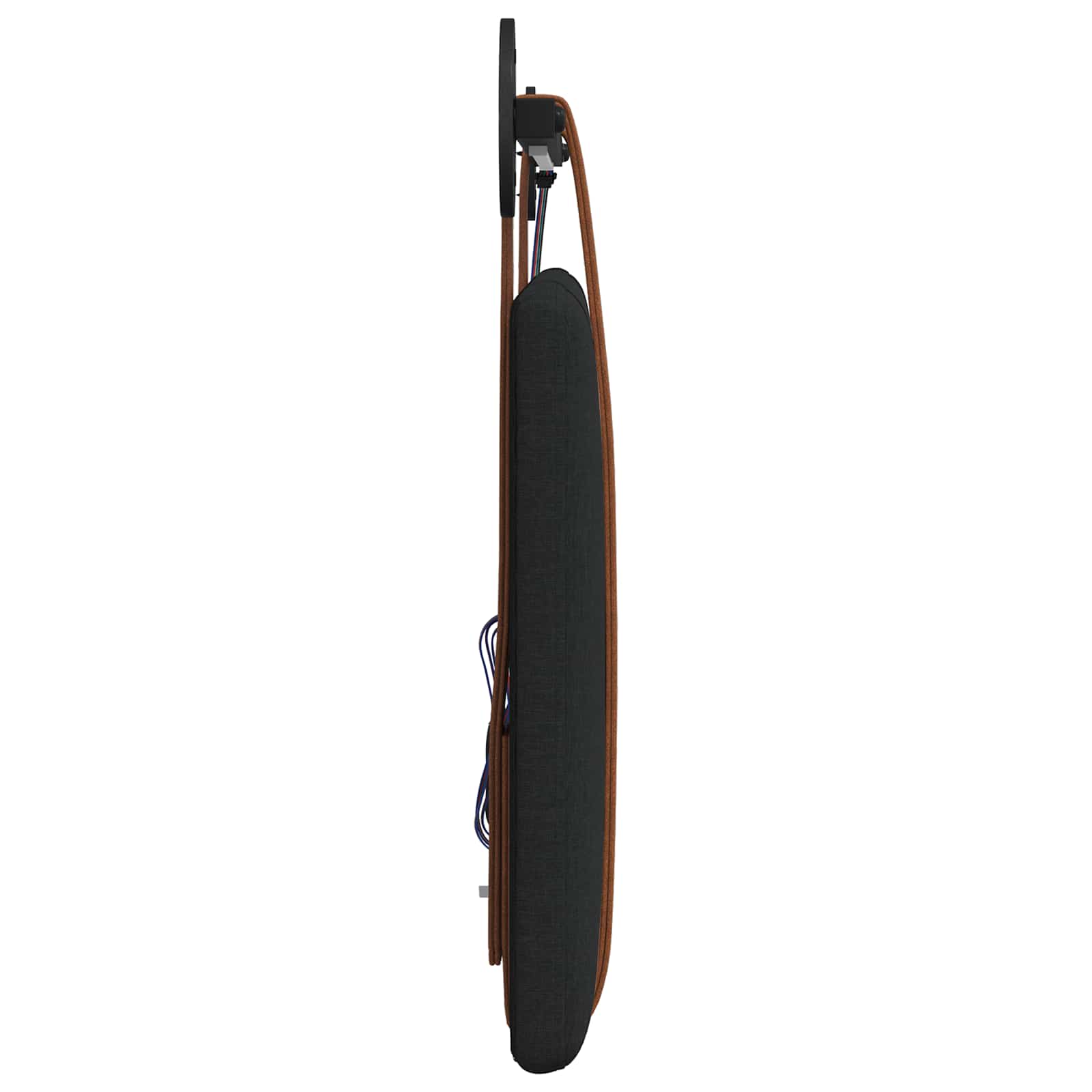 Hangend hoofdbord Met LED-verlichting Zwart Antiek PU is nu te koop bij PeponiXL, paradijselijk wonen!