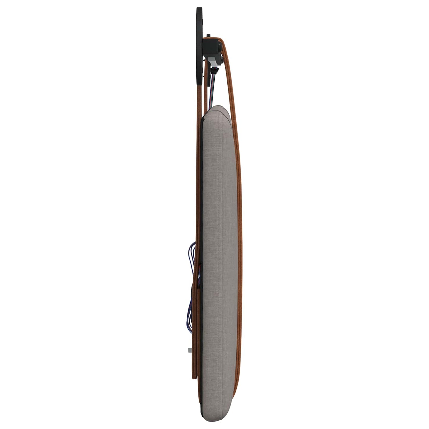 Hangend hoofdbord Met LED-verlichting Taupe Antiek PU is nu te koop bij PeponiXL, paradijselijk wonen!