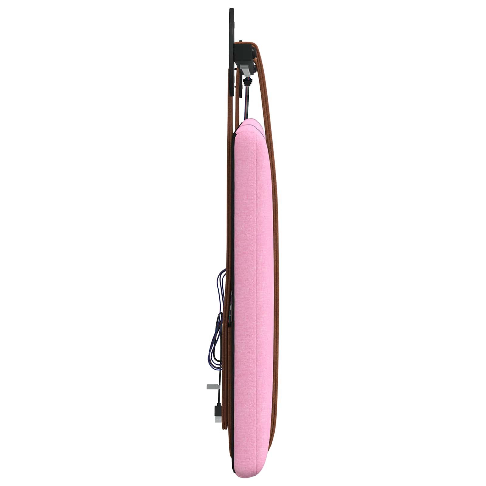 Hangend hoofdbord Met LED-verlichting Roze Antiek PU is nu te koop bij PeponiXL, paradijselijk wonen!