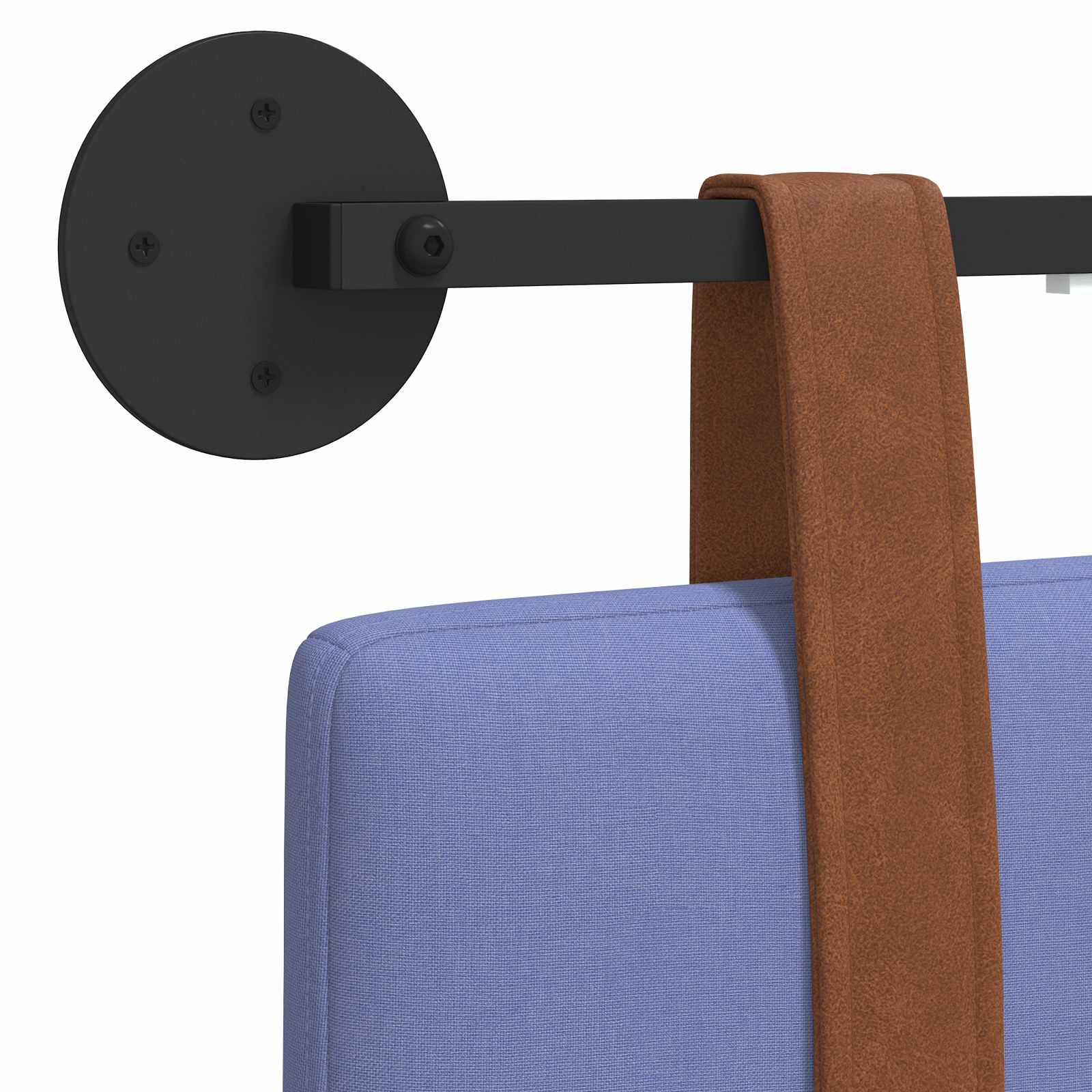 Hangend hoofdbord Met LED-verlichting Jeans Blauw Antiek PU is nu te koop bij PeponiXL, paradijselijk wonen!