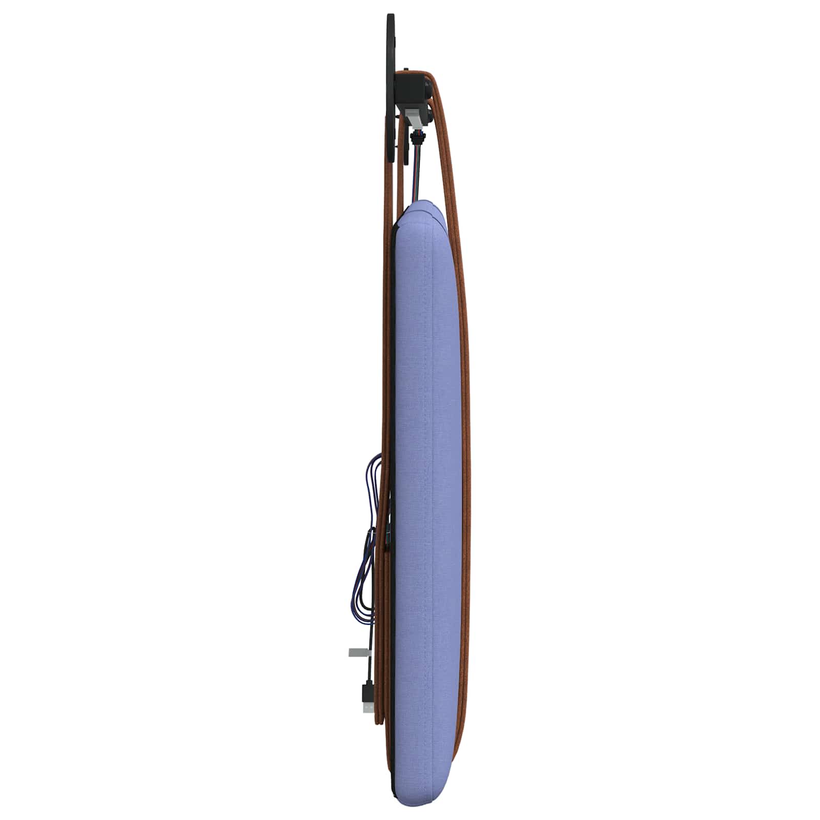 Hangend hoofdbord Met LED-verlichting Jeans Blauw Antiek PU is nu te koop bij PeponiXL, paradijselijk wonen!