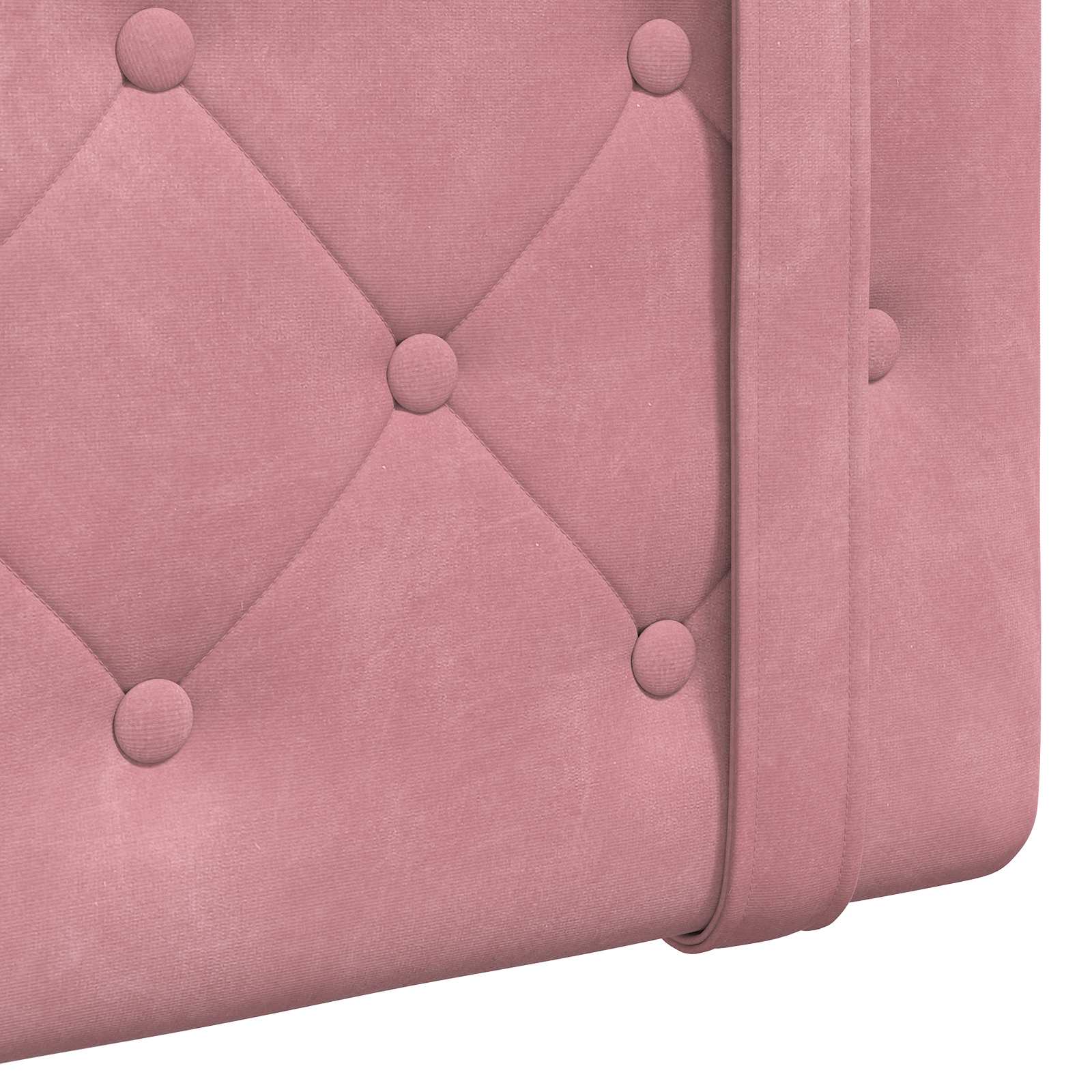 Hangend hoofdbord Met LED-verlichting Roze Fluweel is nu te koop bij PeponiXL, paradijselijk wonen!