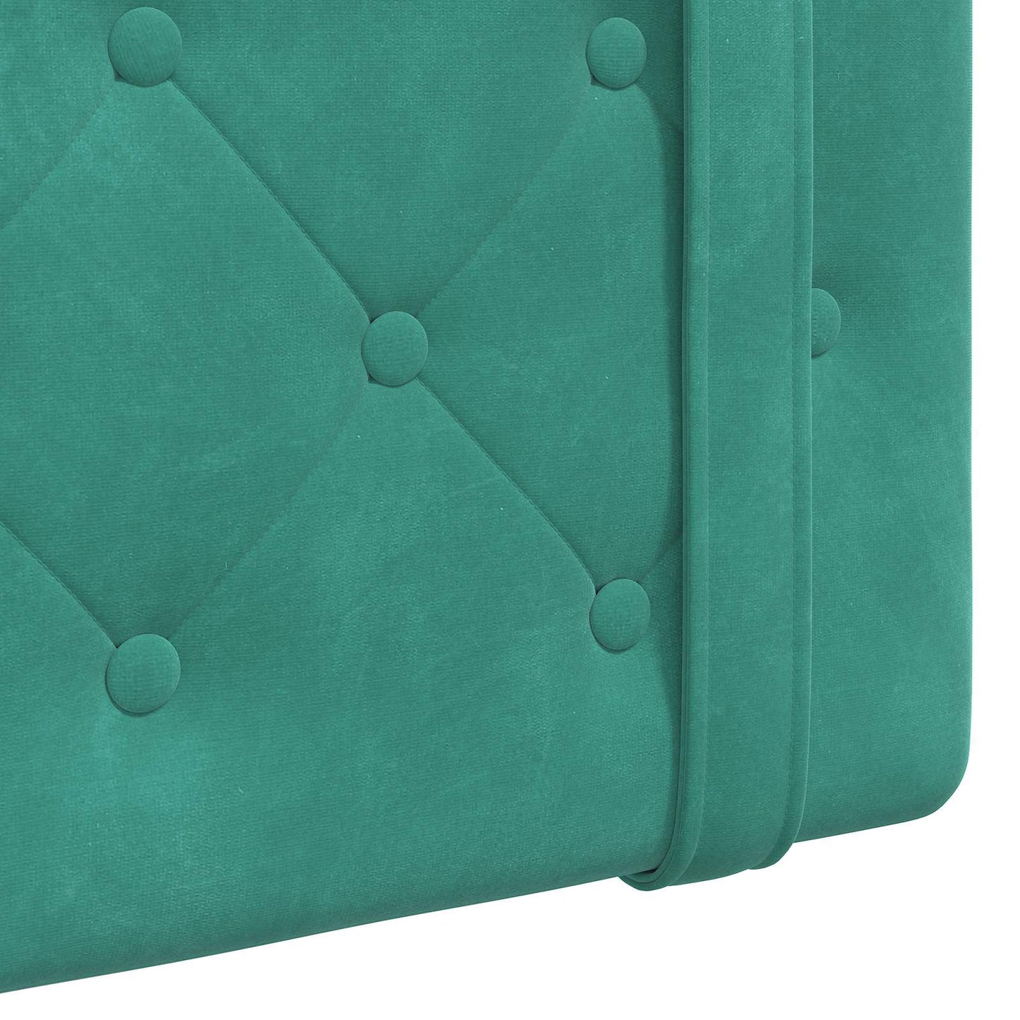 Hangend hoofdbord Met LED-verlichting Turquoise Fluweel is nu te koop bij PeponiXL, paradijselijk wonen!